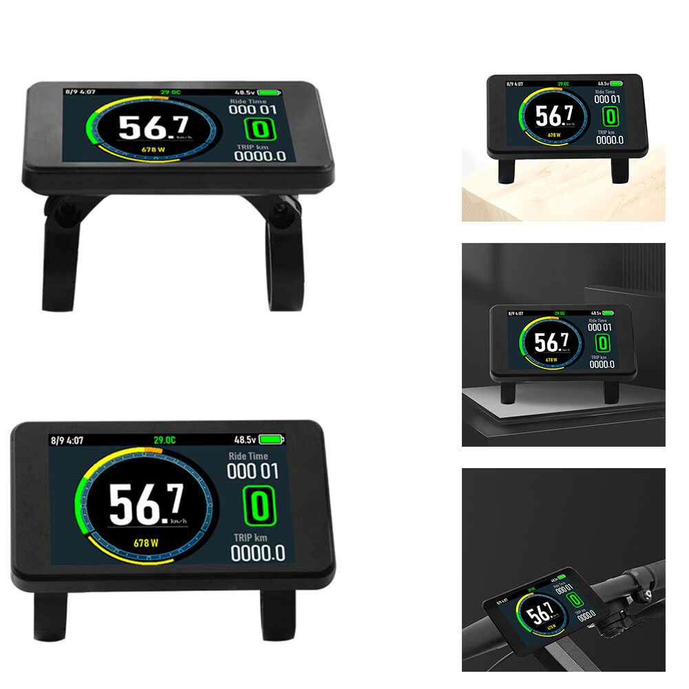 24V-72V E-Bike T8 Colorful LCD Display For UART #2/5S/APT/KT/Bafang Protocol
