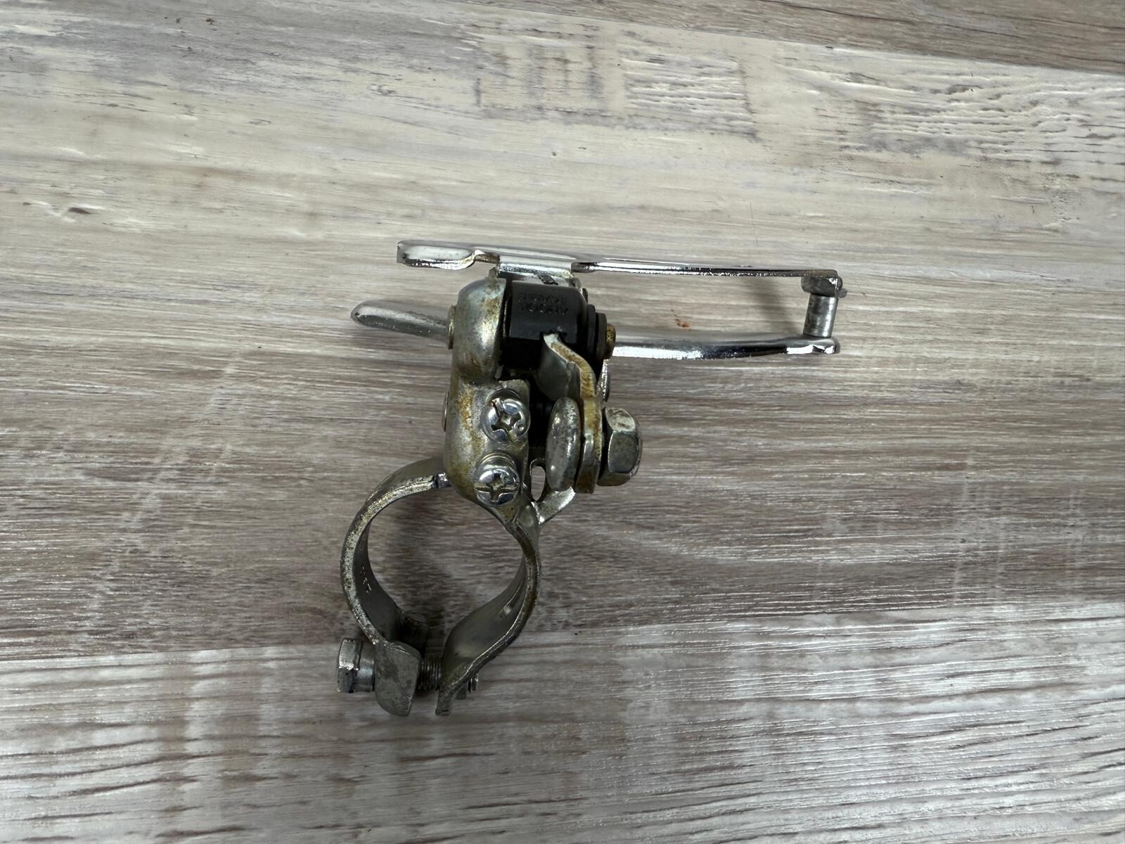 Vintage Shimano Double Front Derailleur 1″ Clamp-On FD-AX50 Road MTB