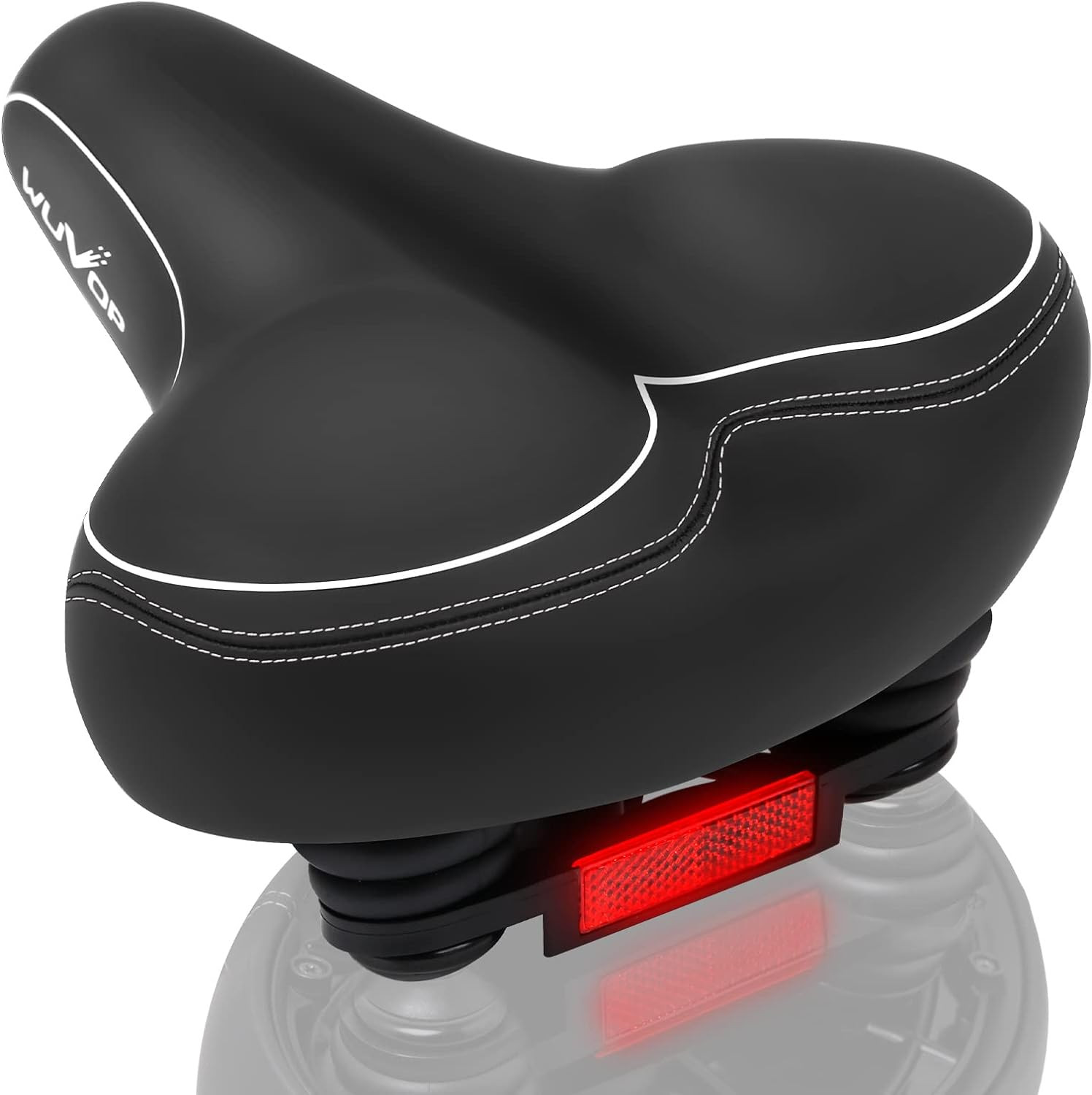 Asiento de bicicleta de gran tamano ancho y comodo para mujeres y hombres univer