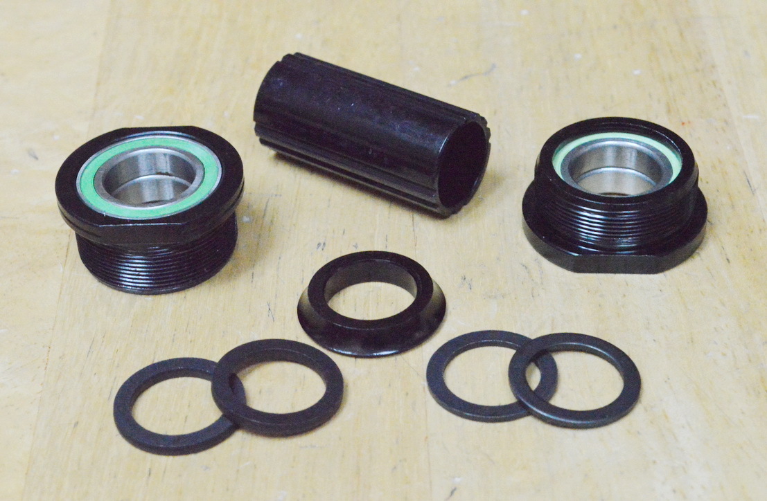 European Bottom Bracket 19mm Sealed Bearings Black Euro BB
