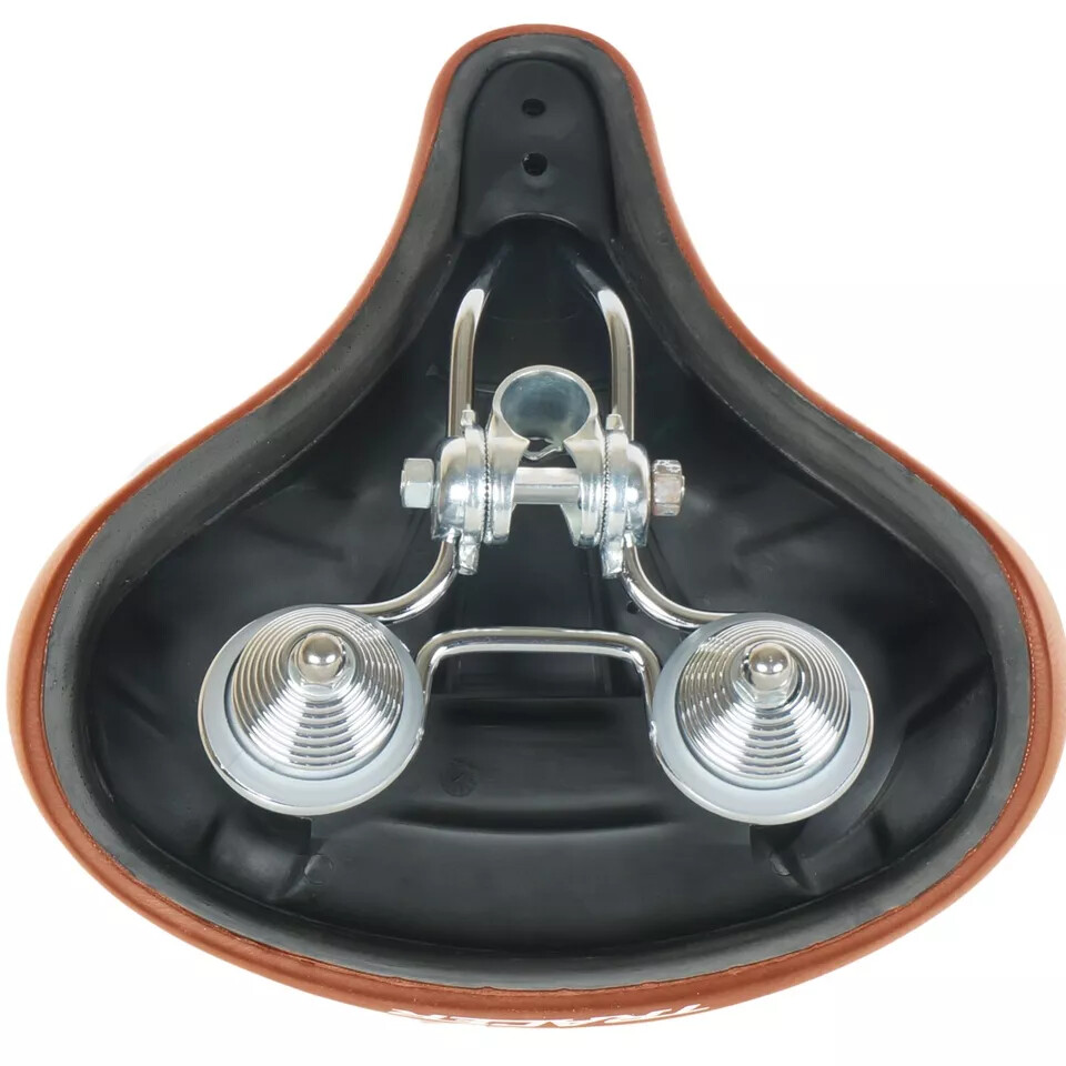 Oversize Double Springer Cushion Comfortable Pad Extra Wide Cruiser Bike Seat