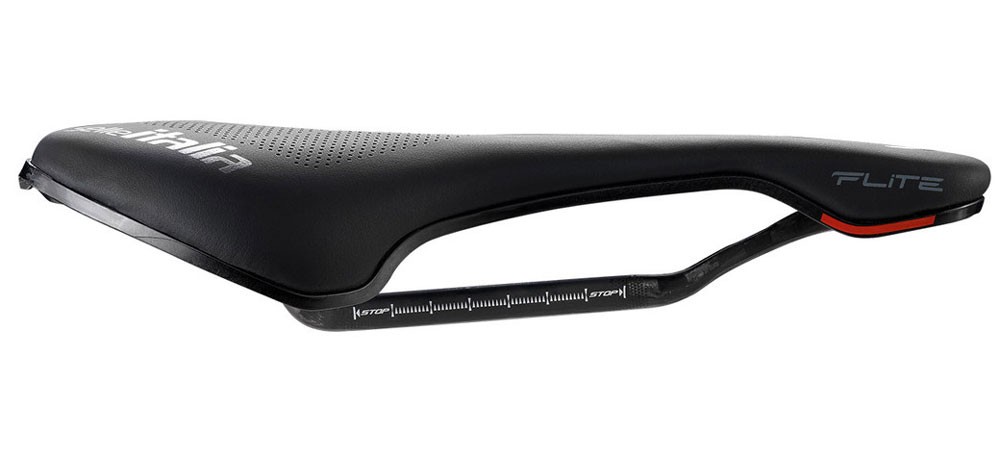 Selle Italia Flite Boost Superflow Saddle – 250x135mm Carbinio Black