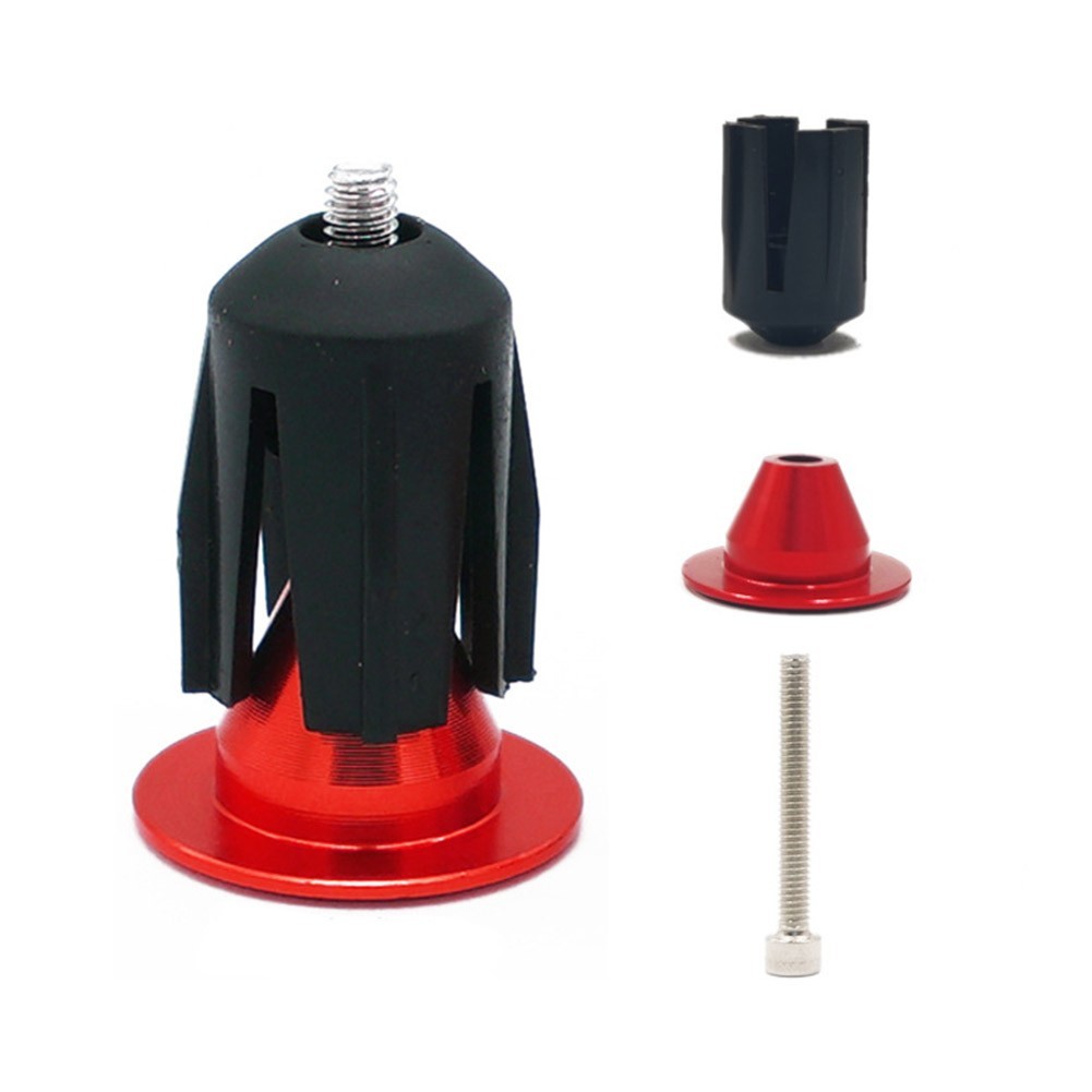Aluminum Alloy Screw End Cap for Road and MTB Black Finish for Durability