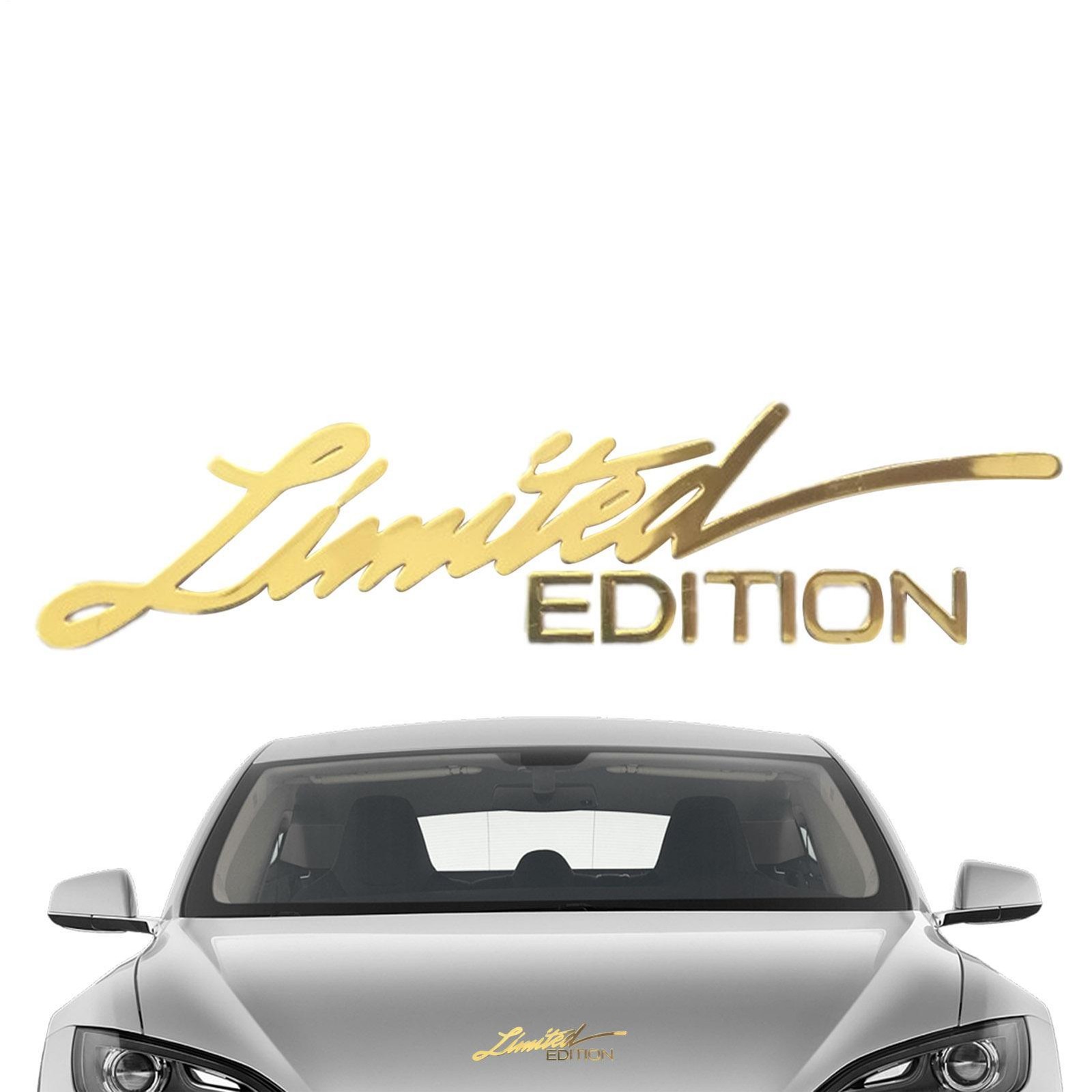 Car Body Sticker Waterproof Metal Decal Limited Edition Logo Emblem Badge Decal