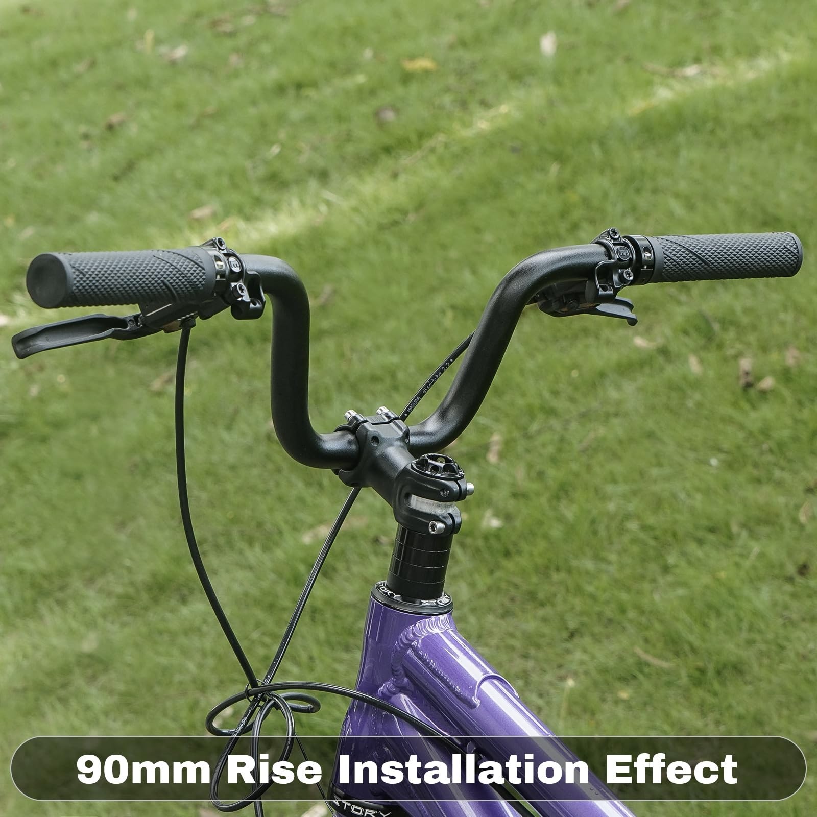 Mountain Bike Handlebar High-rise Aluminum Alloy Riser 25.4/31.8mm MTB
