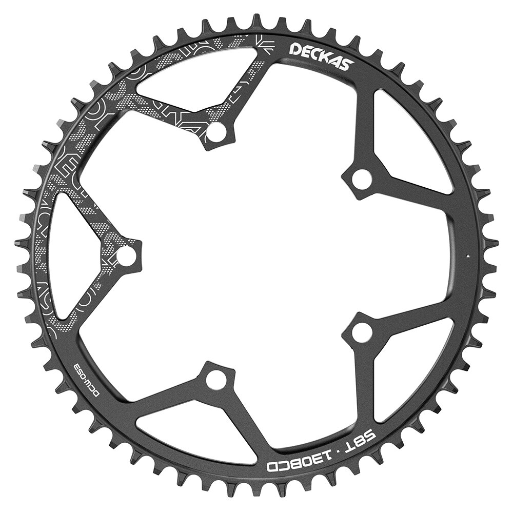 DECKAS 130BCD Chainring Bike Narrow Wide Chainwheel 50-58T for 7 8 9 10 11 Speed