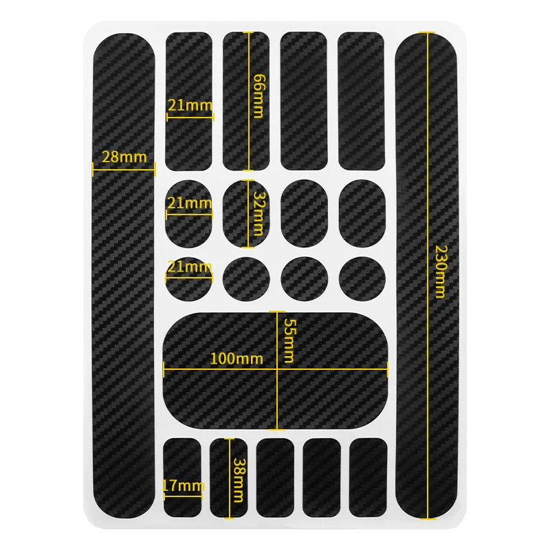 Bike Frame Chainstay Protector Sticker MTB Road BMX Frame Guard Tape Pad