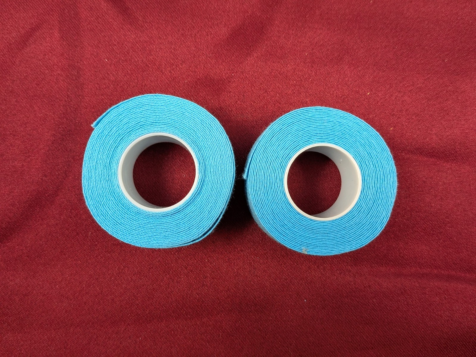 Cat Eye Cotton Road Bike Handlebar Tape Light Blue 1980s PAIR