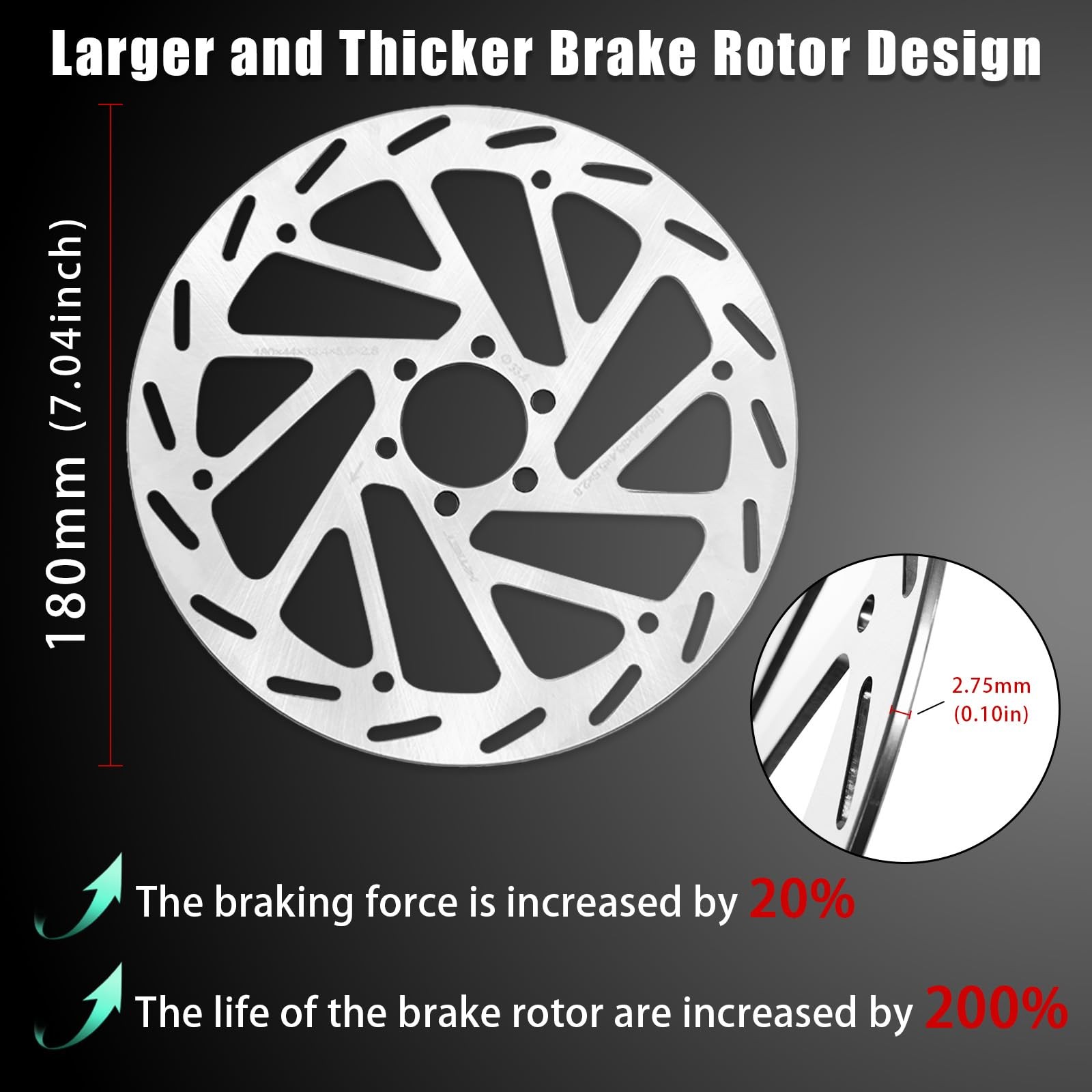 Upgrade Heavy Duty 4 Piston Hydraulic Brakes for Ebike: 2 PIN Waterproof