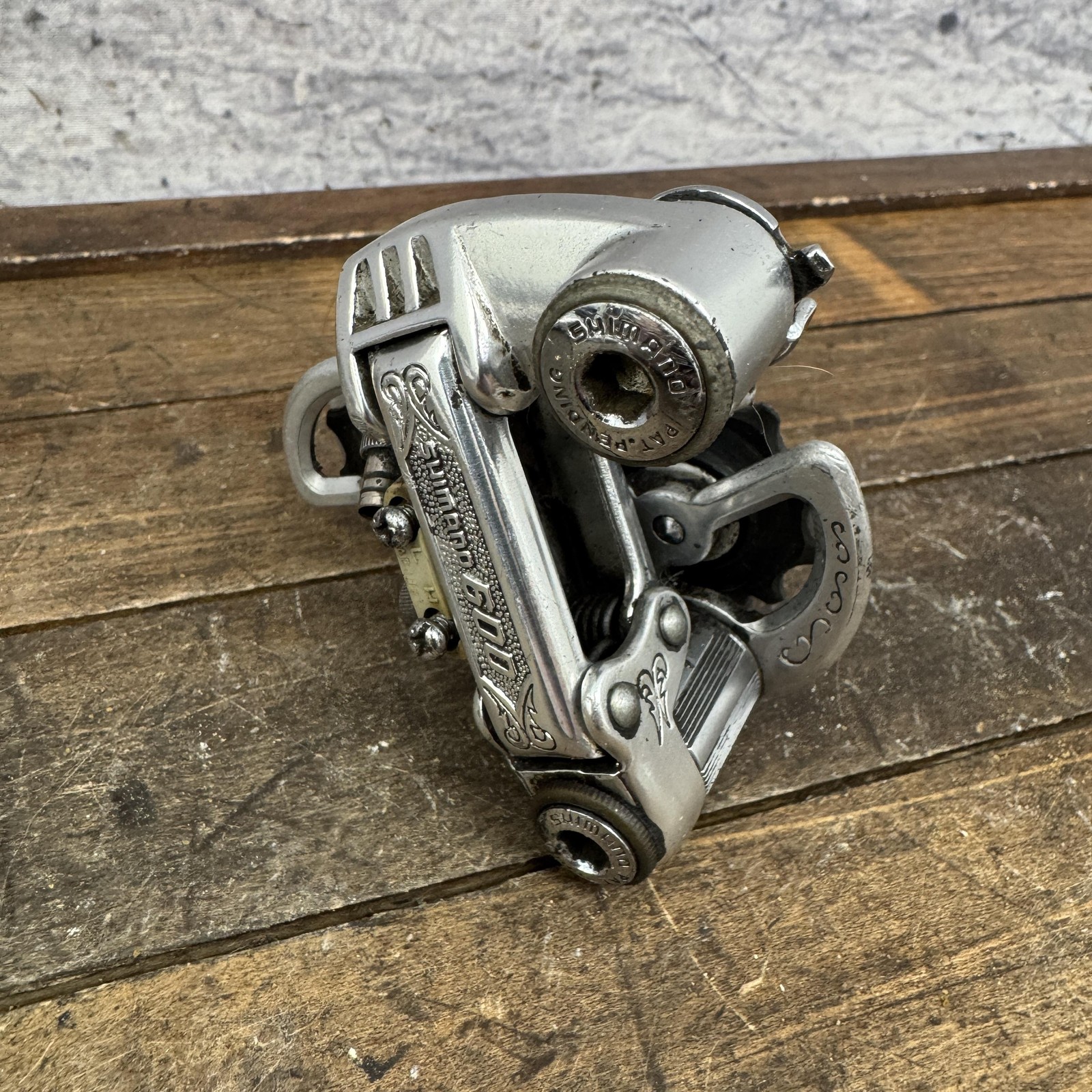 Vintage Shimano 600 Arabesque Rear Derailleur Short Cage Bolt-On Road Bike