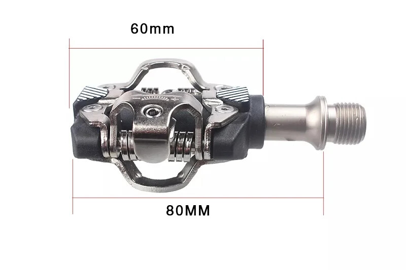 MTB Bicycle Self-locking Double-sided Snap-on Pedals Cleat Footrest Clip