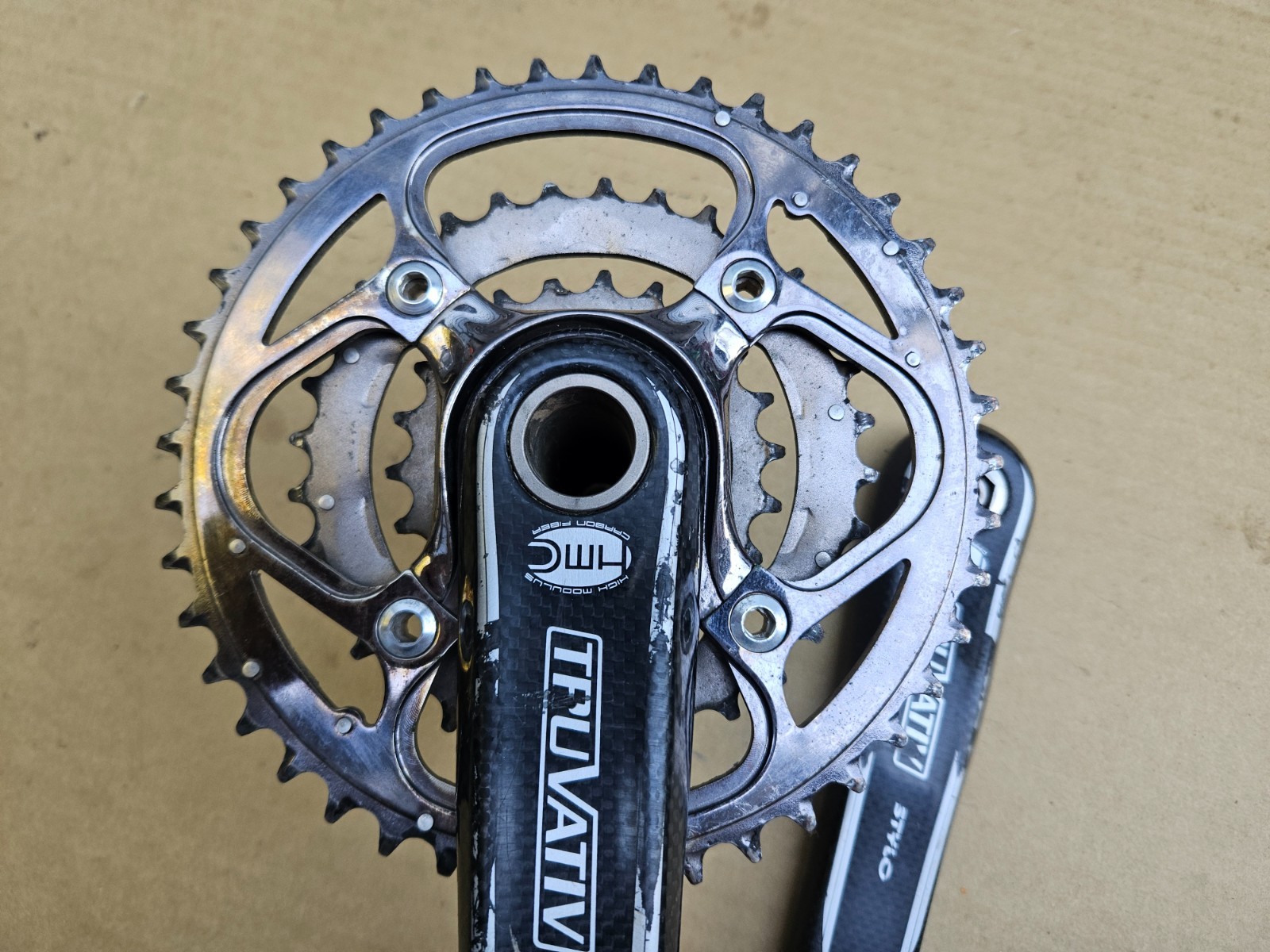 Truvativ Stylo Carbon Fiber Triple Mountain Bike Crankset 175mm 44/32/22 GXP