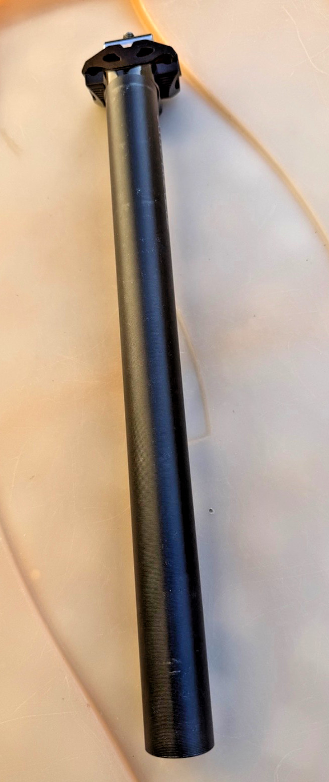 Promax 28.6mm Alloy Seatpost 360mm BLACK Single Bolt Clamp MTB Road Bike NEW