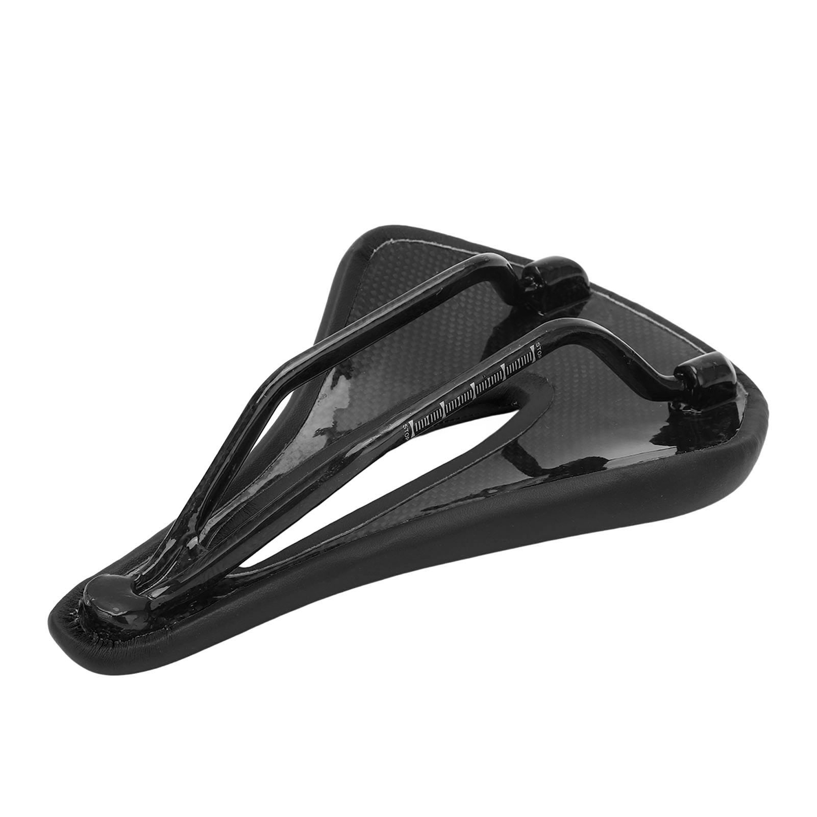 155mm Widen Carbon Fiber Leather Saddle Cushion Hollow Cycling Road NEW