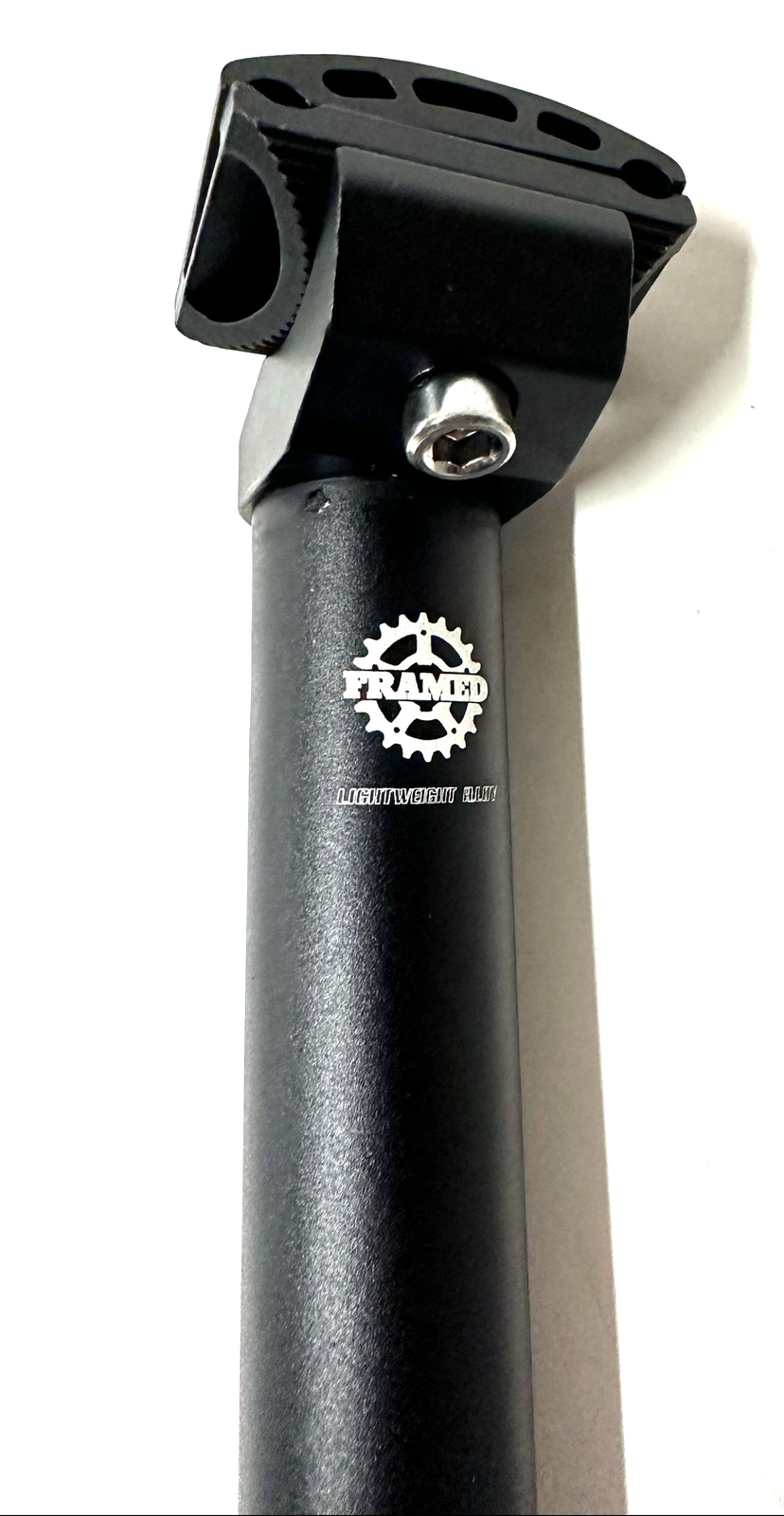 FRAMED Lightweight Alloy MTB Road Bike Seatpost 30.9mm X 400mm Black NEW