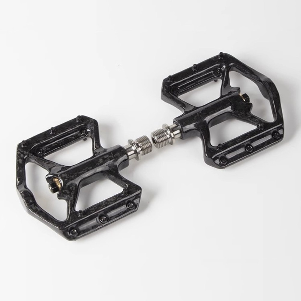 Cycling Biking Carbon Fiber Pedal 3 Bearing Pedal 180g Lightweight Design