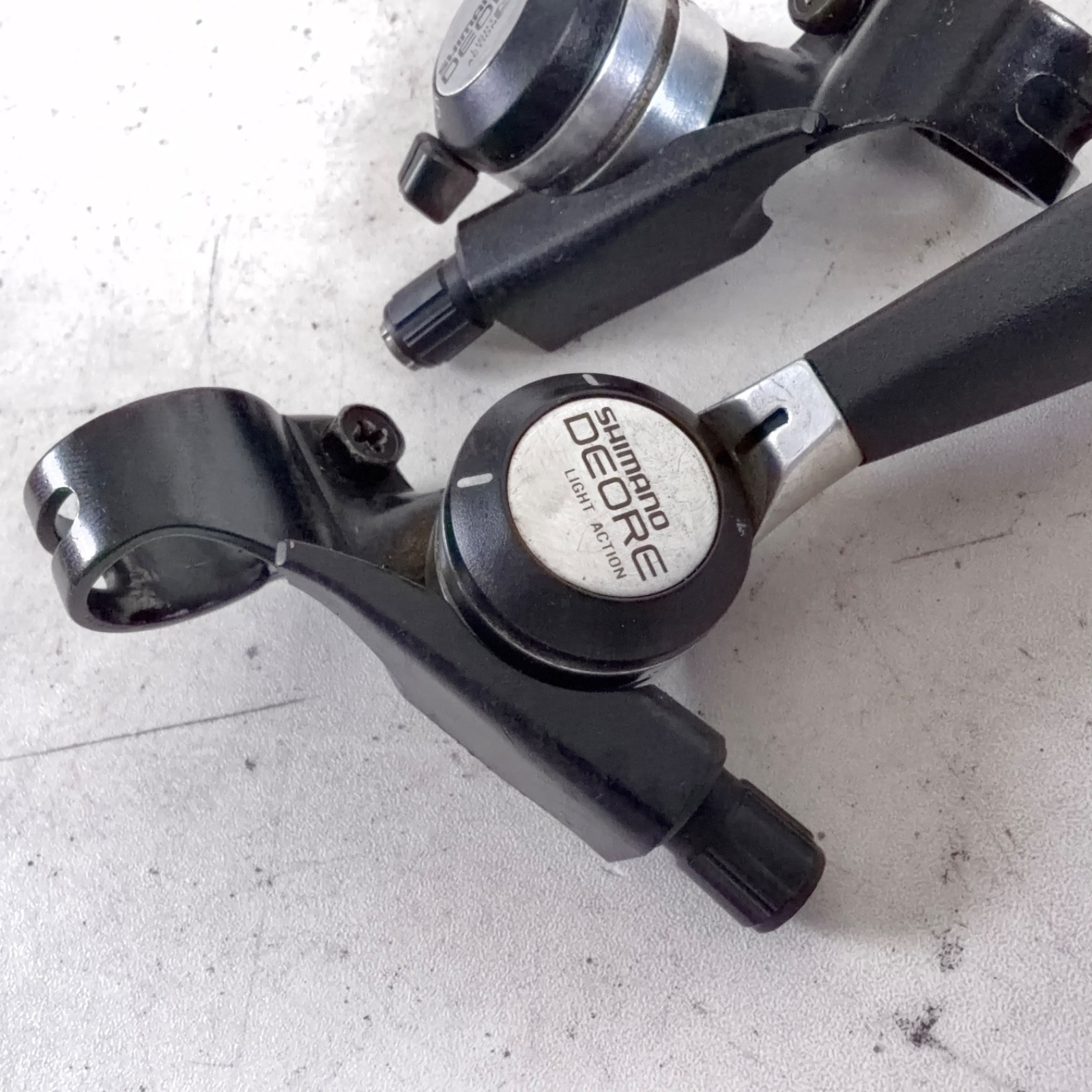 Vintage Shimano Deore SL-MT60 Thumb Shifter Set 6s SIS MTB Mountain Bike INdex