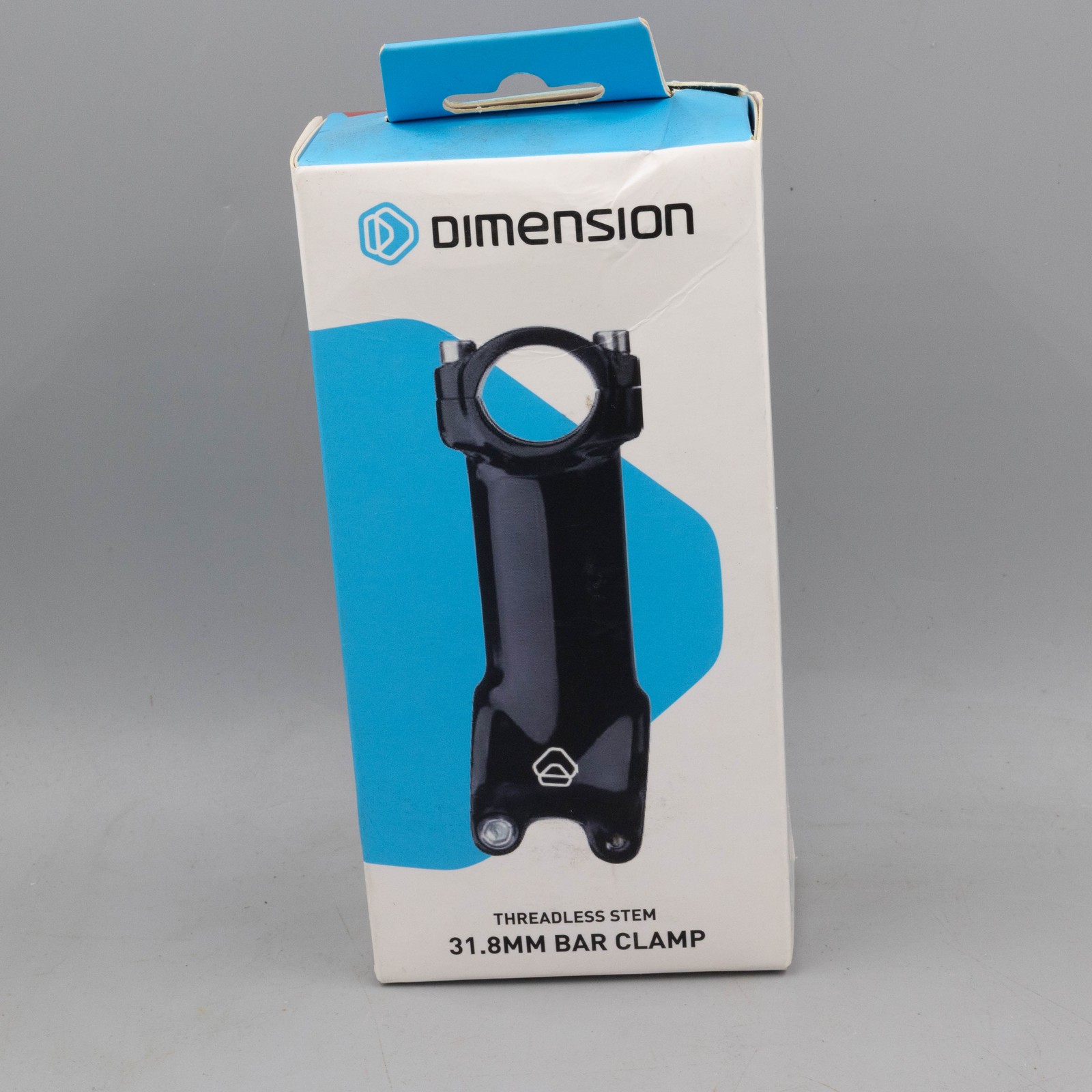 Dimension Bar Clamp Threadless Stem 31.8mm, 17 angle, 80mm length 1-1/8″Steerer