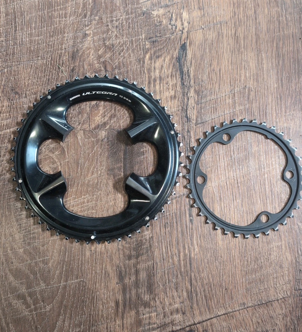 Shimano Ultegra FC-08 52/36 Chainrings for warranty replacement cranksets