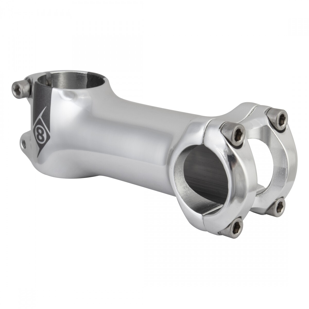 Origin8 Pro Fit Stem Bar 25.4mm 90mm +/-6 Deg Silver Aluminum Road / Mountain