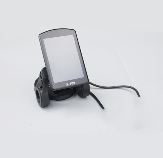 E-Bike Compatible S-100 Smart LCD Color Screen with light wire 5PIN WP plug.