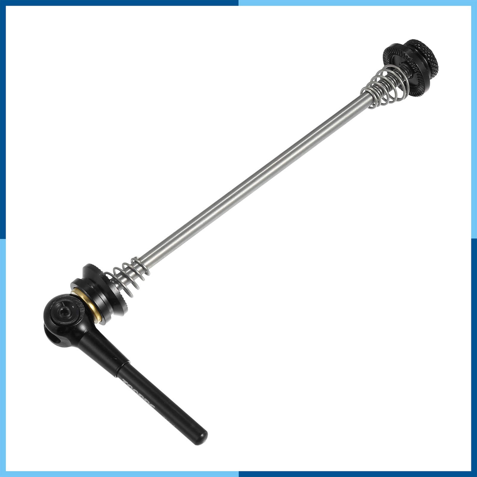 1 Pair Front Rear Bicycle Quick Release Axles Skewers Lever 140mm 180mm