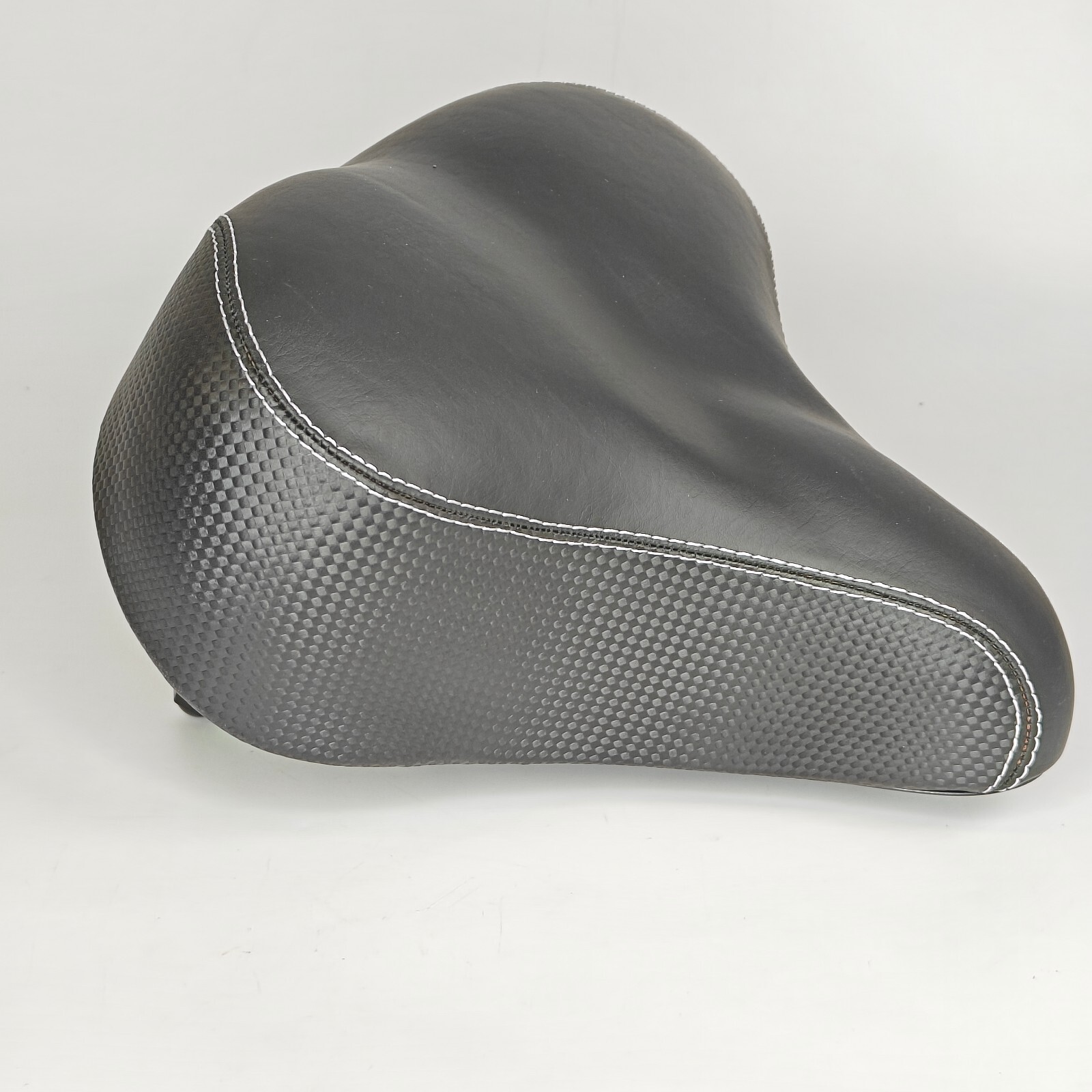 Bikeroo Bike Seat Extra Wide Oversized Padded Bicycle Saddle Spring Memory Foam