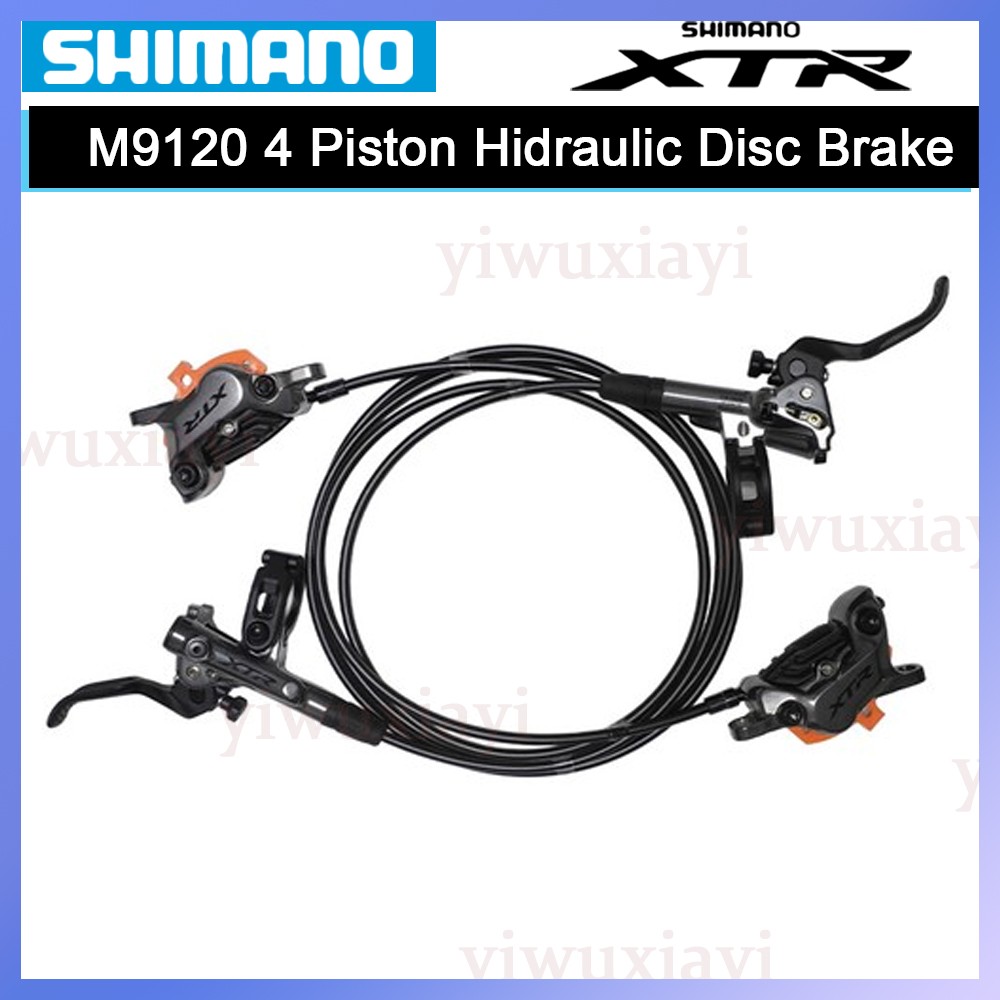 SHIMANO XTR M9120 4 Piston Hidraulic Disc Brake Set Left Right MTB 1000/1700mm