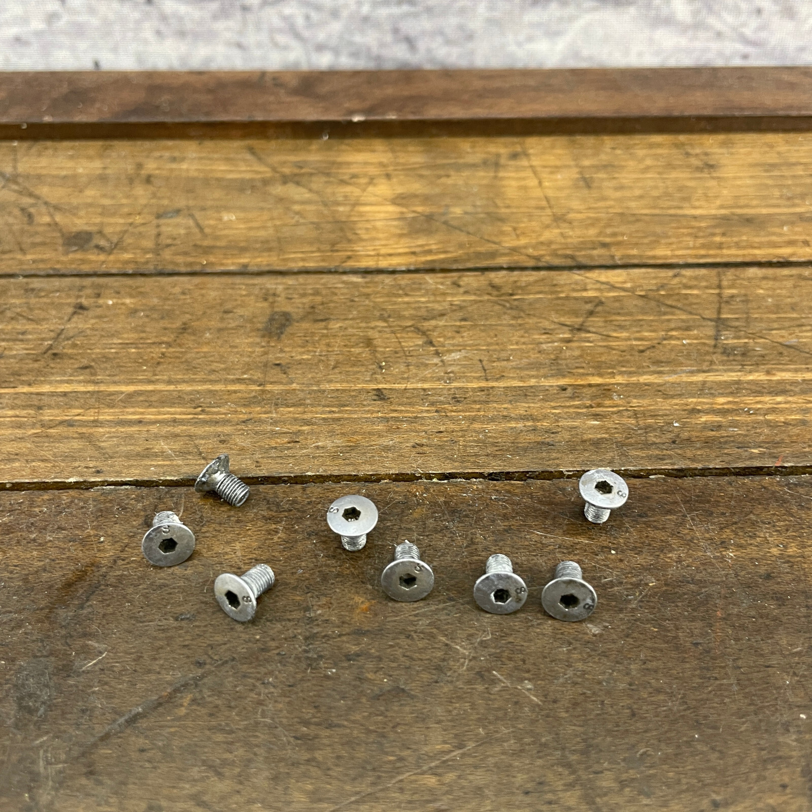 Suntour BMX Pedal Cage Screw XCII Lot 8 Vintage Cage Bolts Parts Old School BMX