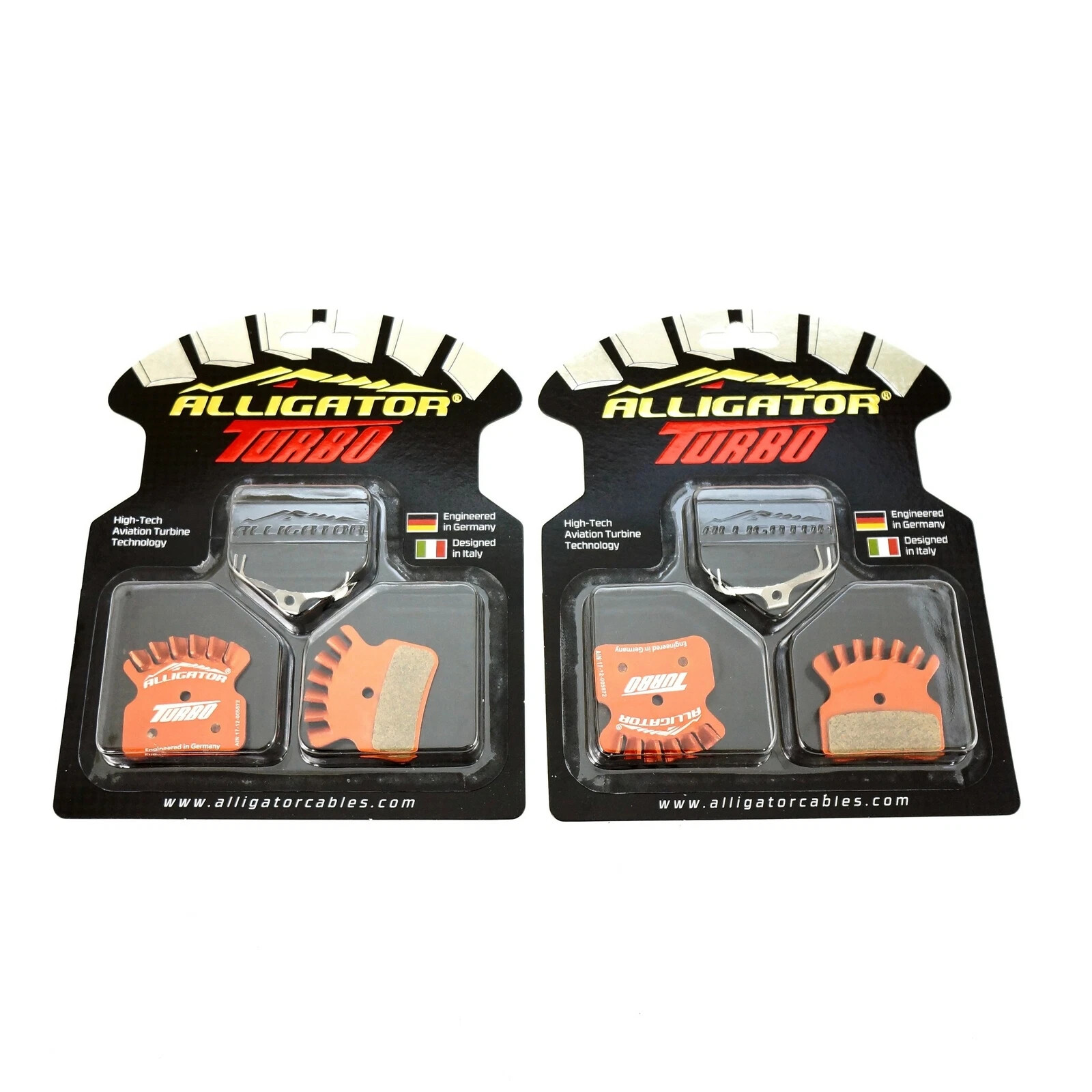 1 or 2 set Alligator Turbo MTB disc Brake pads Fit Shimano Saint M820 M640
