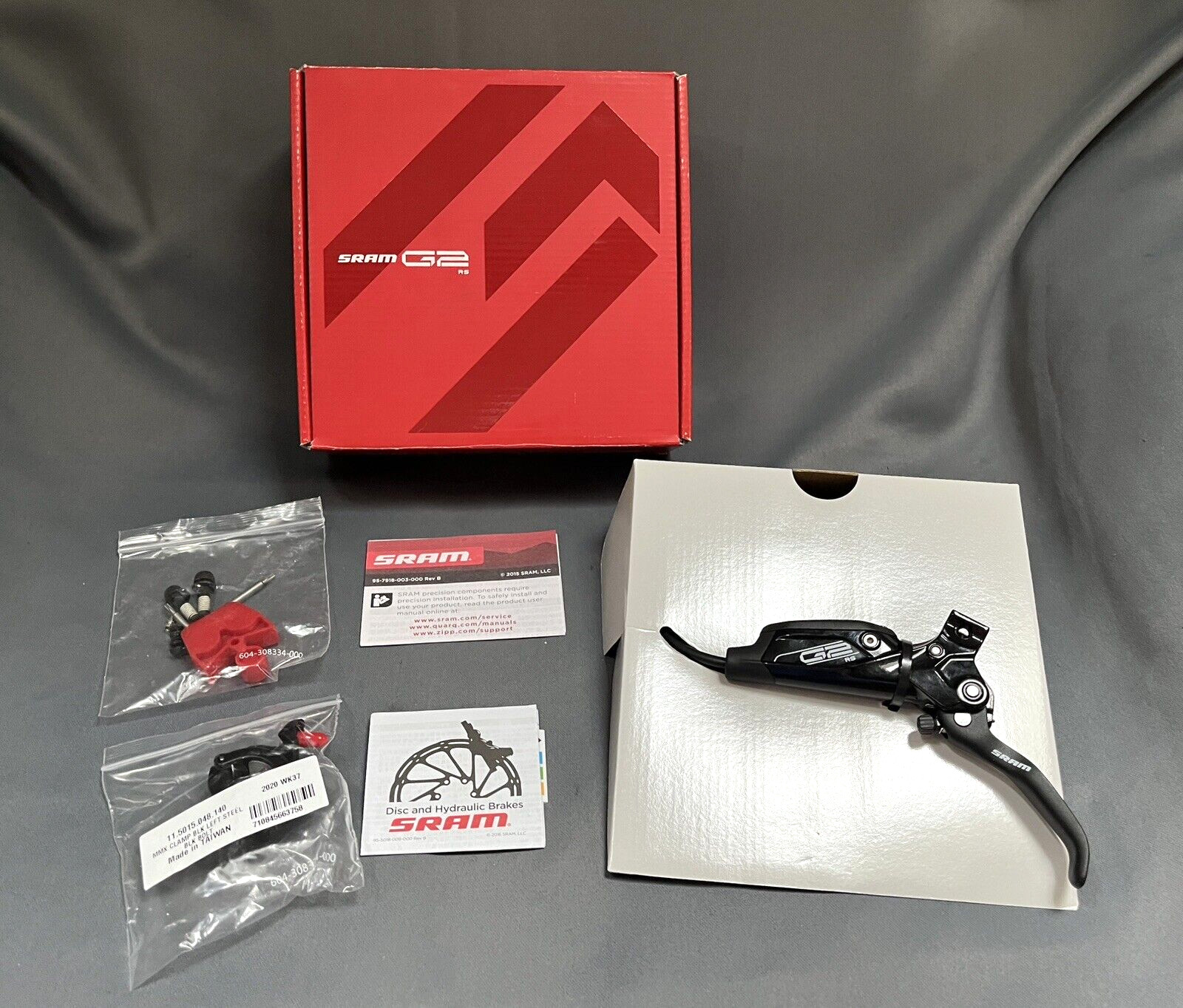 SRAM G2 RS A1 Hydraulic Disc Brake Set MTB Left / Front 4-Piston w/ MMX Clamp