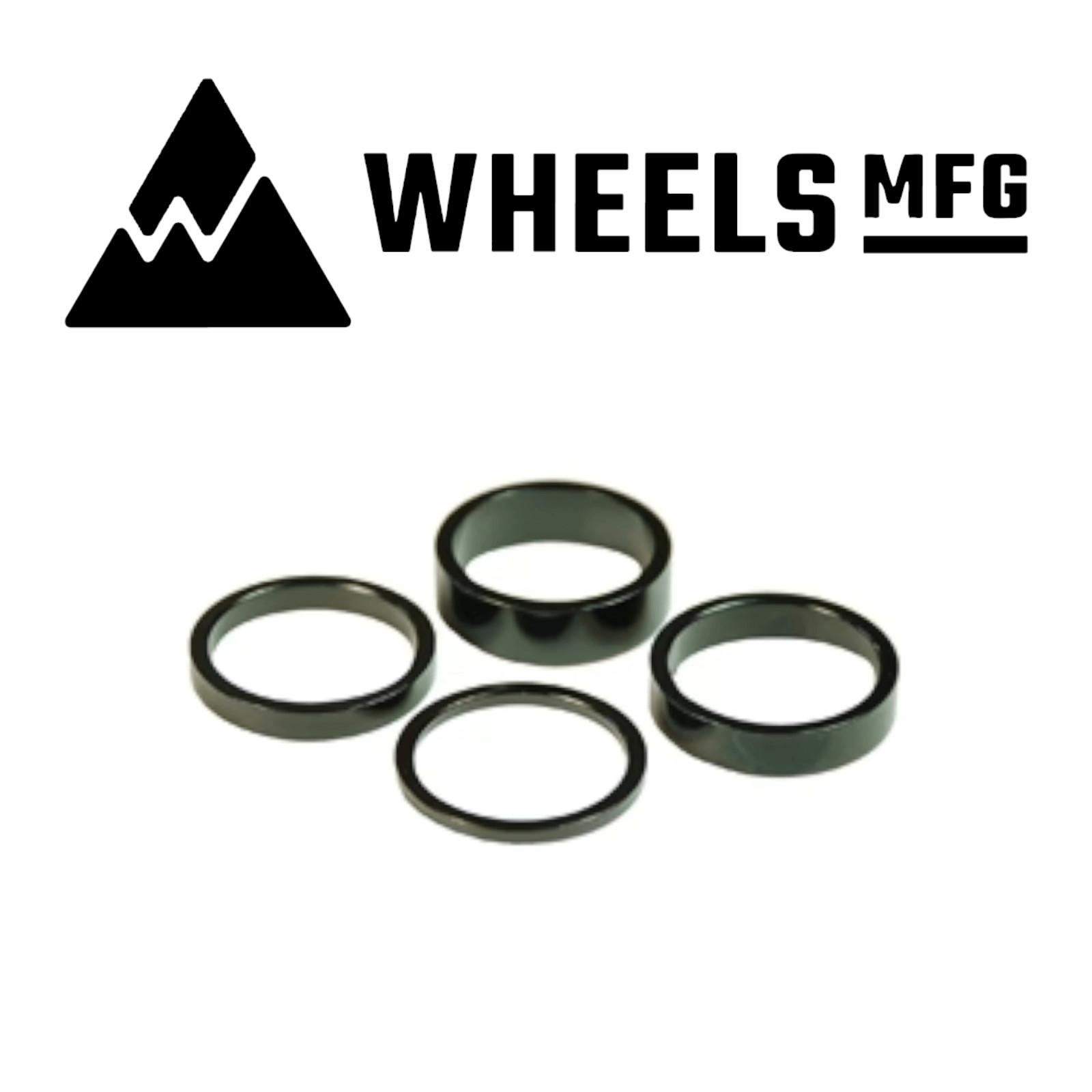Wheels Manufacturing 1-1/8-Inch Headset Spacer Assorted 4-Pack