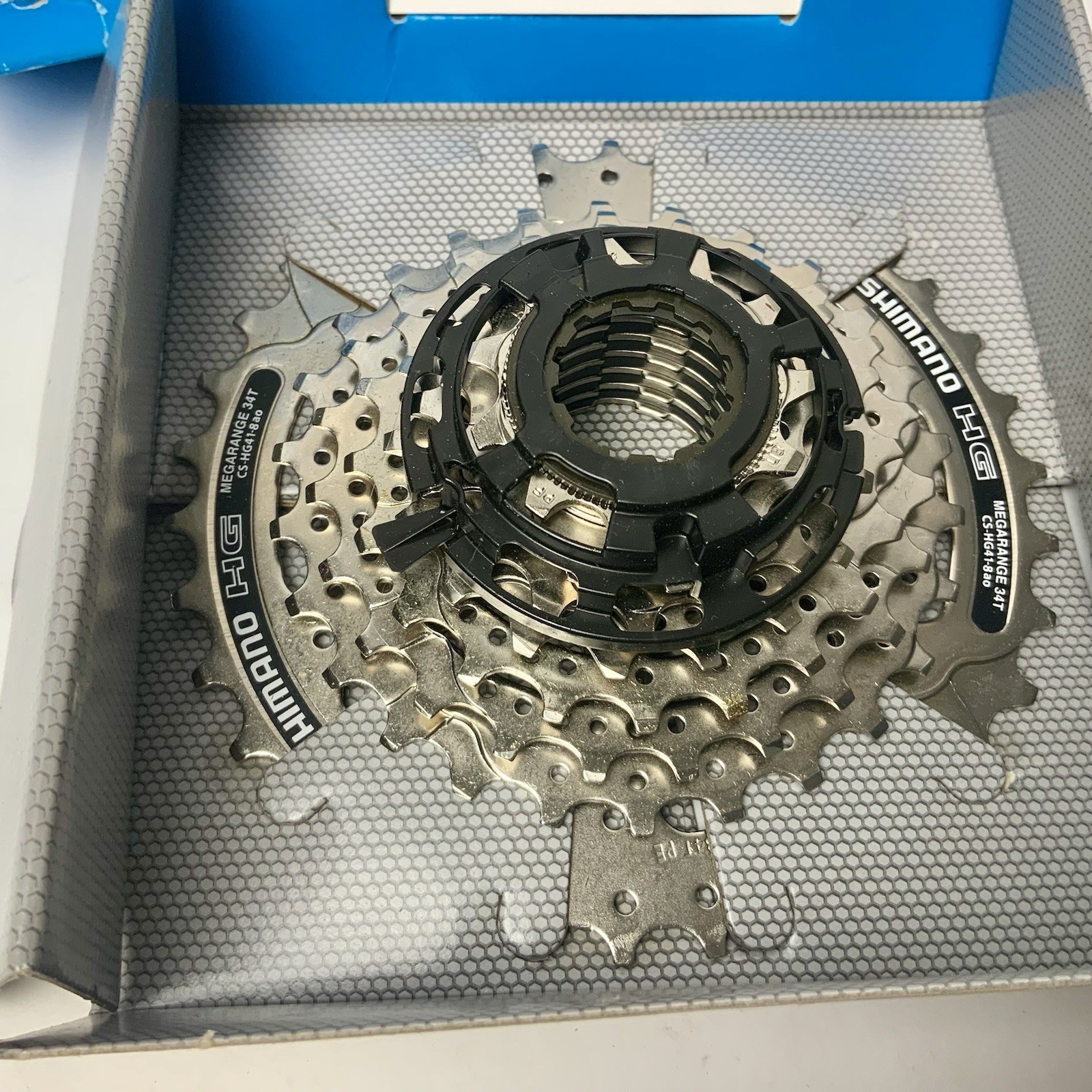 Shimano CS-HG41-8 Hyper Glyde 8-Speed 11-34T Cassette New Open Box.