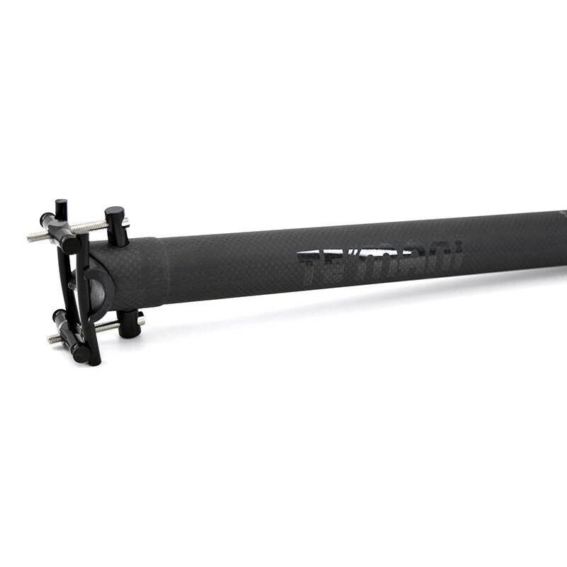 Folded Bike Seatpost Full Carbon Fibre Integrated Seat Post 31.8/33.9/34.9*580mm