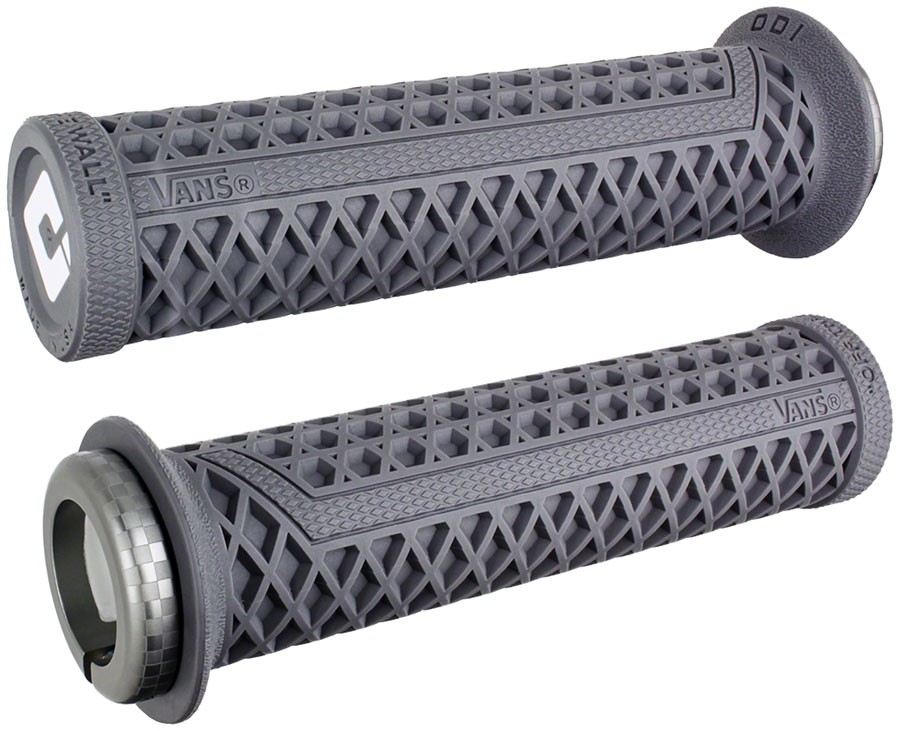 VANS Lock-On Grips – ODI Vans V2.1 Grips – White/Graphite/Gray, Lock-On – Grip
