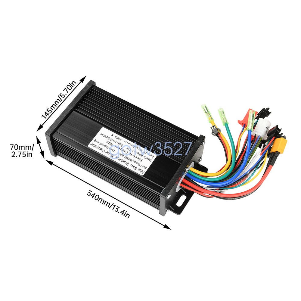 36V 48V 64V 40A 30A 20A Brushless Motor Controller E-Bike S866 LCD Display Meter