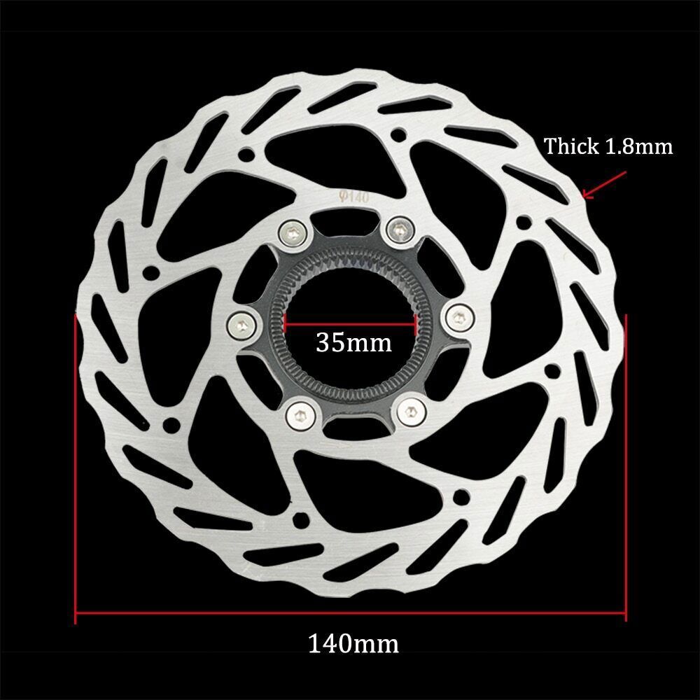 RACEWORK Bicycle Disc Brake Rotor Center Lock 140/160/180mm Bike Rotors