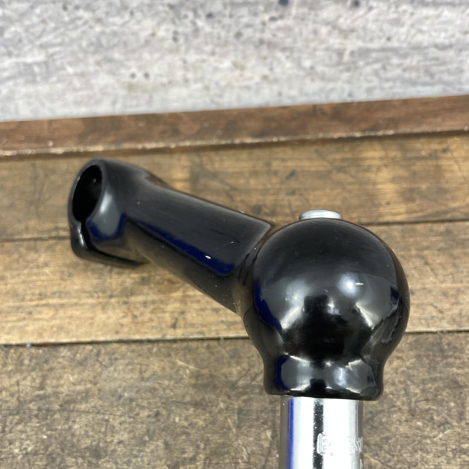 Vintage Ross .833 Quill Stem 25.4 Clamp 21.1 Black MTB Japan Handlebar