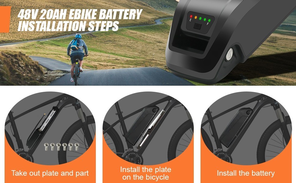 48V 36V 10Ah 15Ah Ebike Battery for 0-1800W Electric Bike Bicycl Lithium Battery