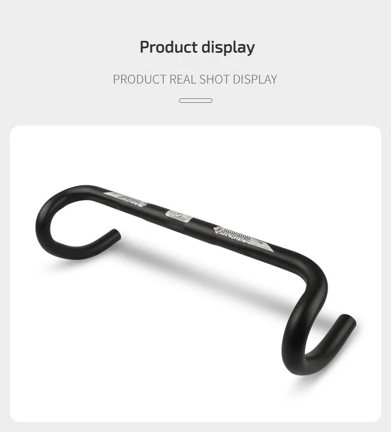 Ultralight Road Bike Handlebar Racing Drop Bar Reduce Resistance Bent Handlebar