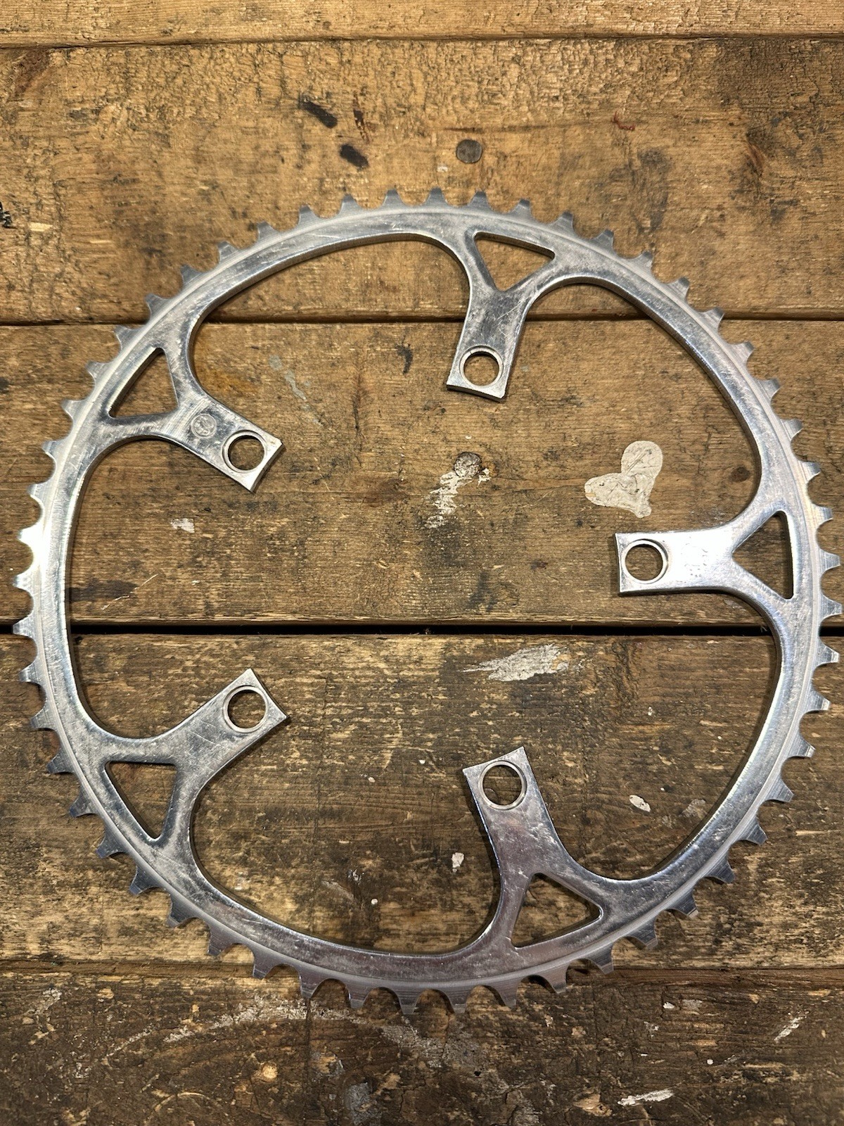 ZEUS 54 tooth 119mm bcd Chainring. Time Trail BIG RING Vintage Zeus 2000