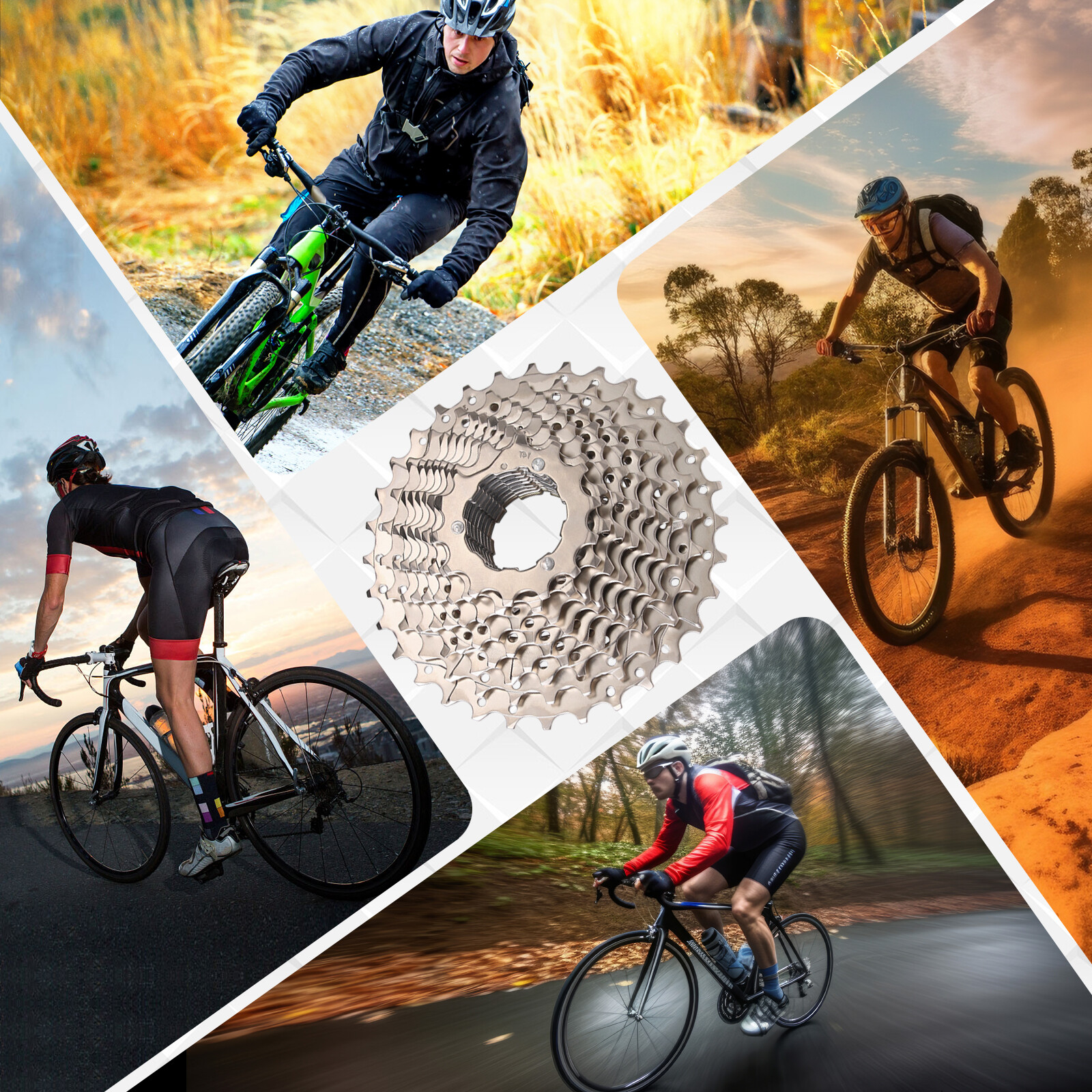 8/9/10/11 Speed Road Bicycle Cassette fit Shimano 25/28/32/34/36T Cogs Sprocket