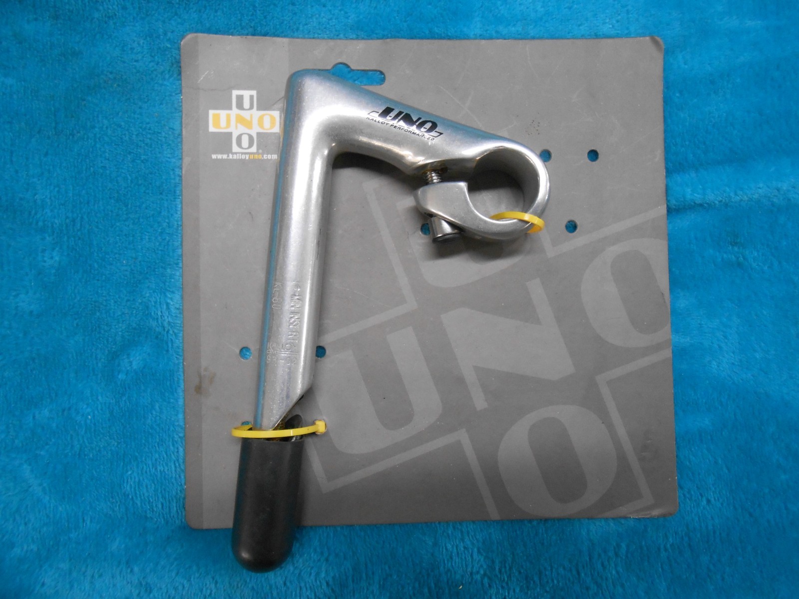 UNO Kalloy Performanced 80mm Bicycle Quill Stem Road Bike 25.4mm -18° Rise Silve