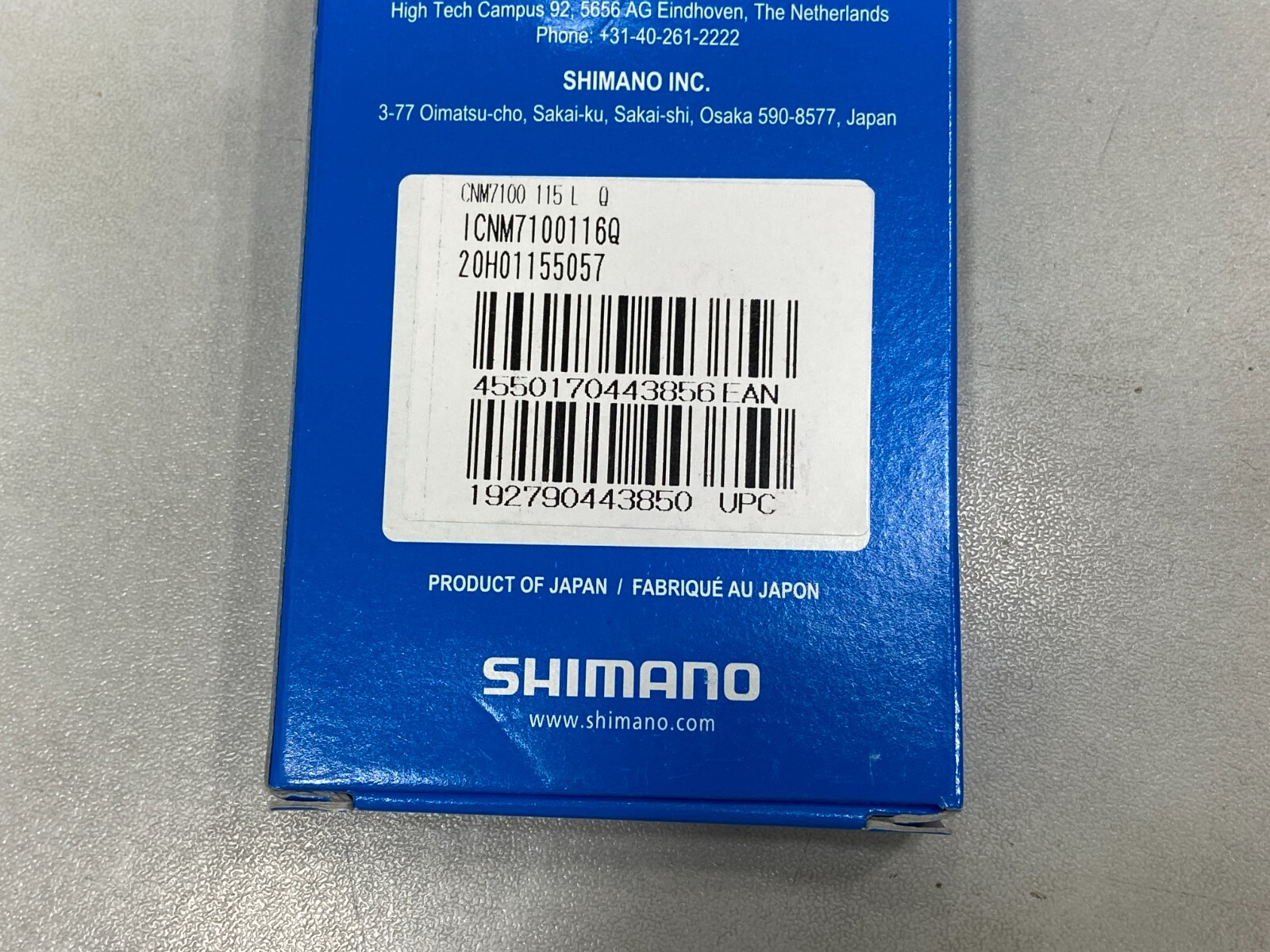Shimano SLX 105 CN-M7100 12Speed MTB Bicycle Chain (116-Links) Silver