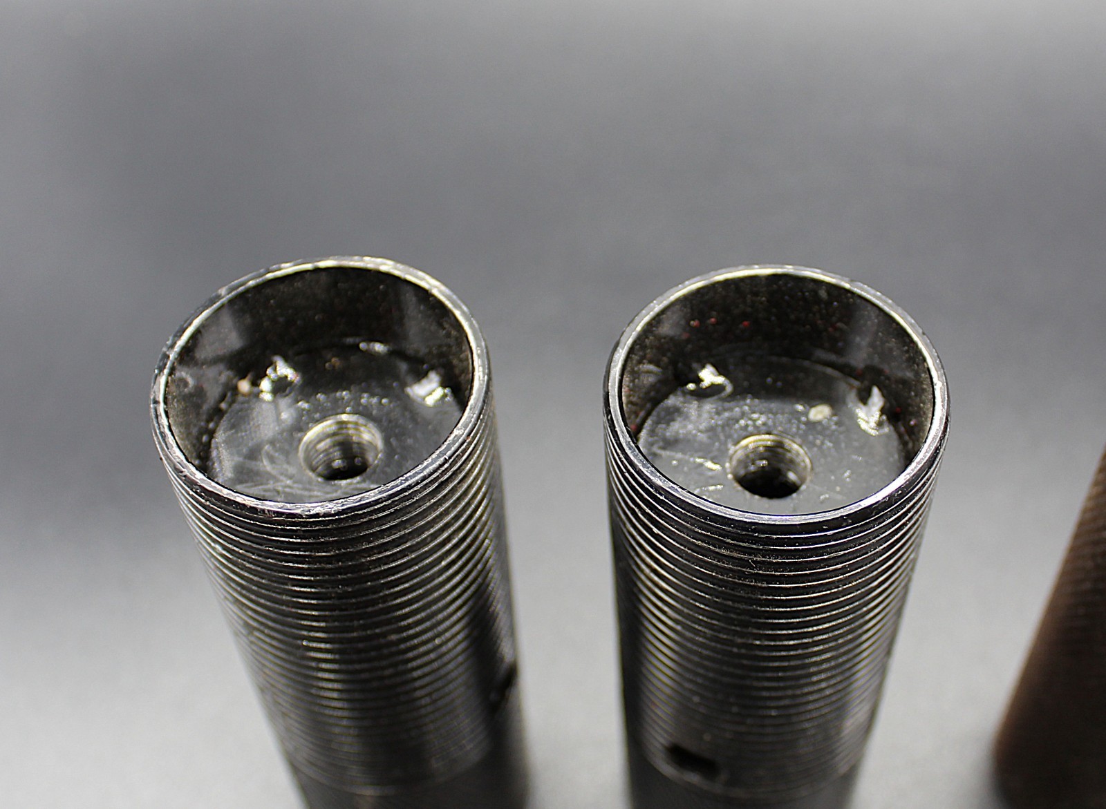 Vintage BMX Bike Pegs Unbranded Threaded 3/8″ Lot ~ Two Sets