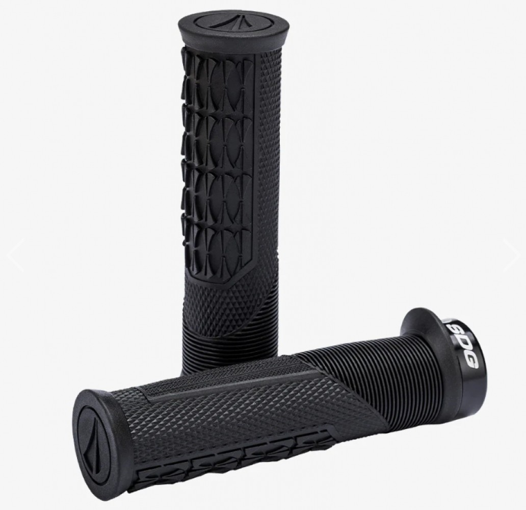 SDG Locked On Comfort Open Core Thrice Grips – MTB Lock-on Grip Multiple colors