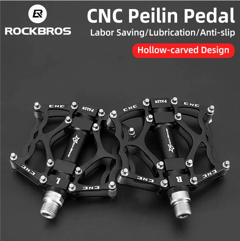 9/16″ Bike Pedals MTB Road Bicycle Aluminum Alloy Metal Sealed Bearing Non-Slip