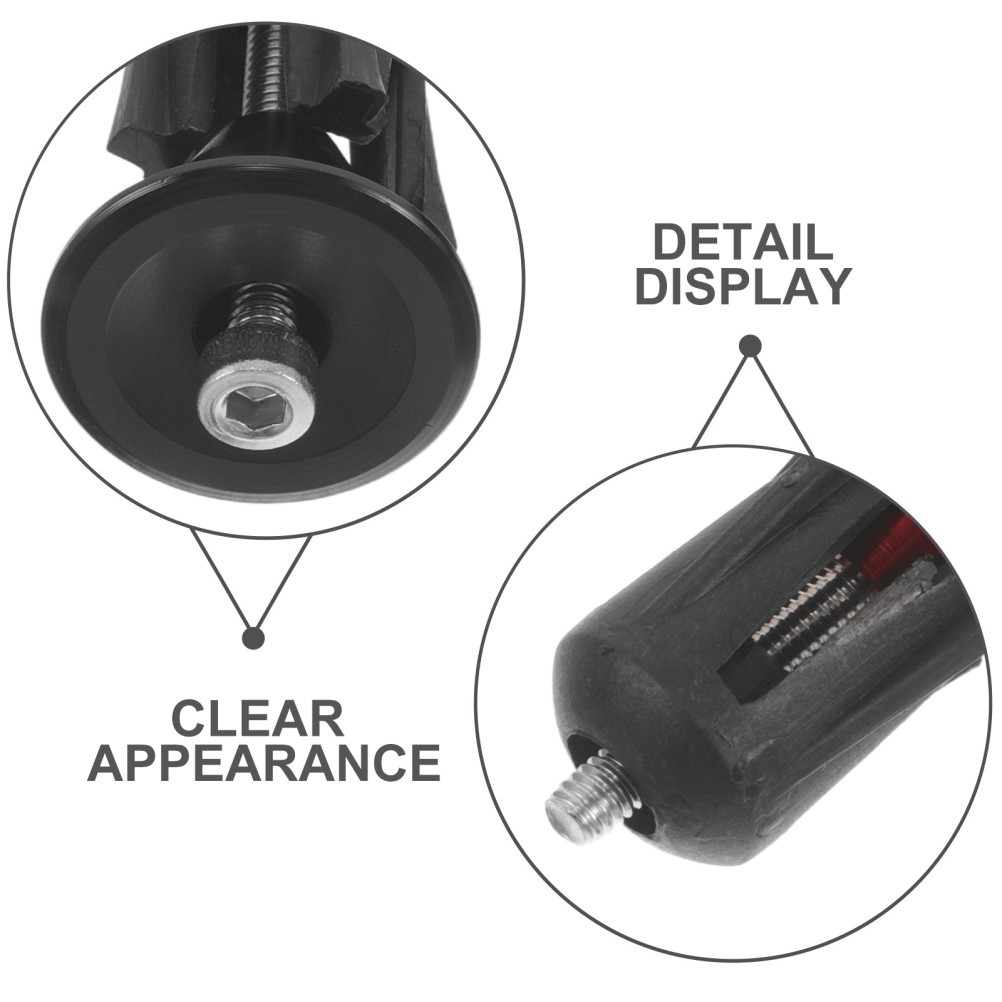 4pairs Aluminum Alloy Expanding Locking Handlebar End Caps, Fits 17-22mm