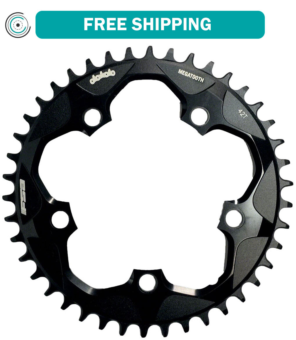 FSA Road Megatooth Chainring 40t 110mm BCD 5-Bolt 1×11-Speed Aluminum Black