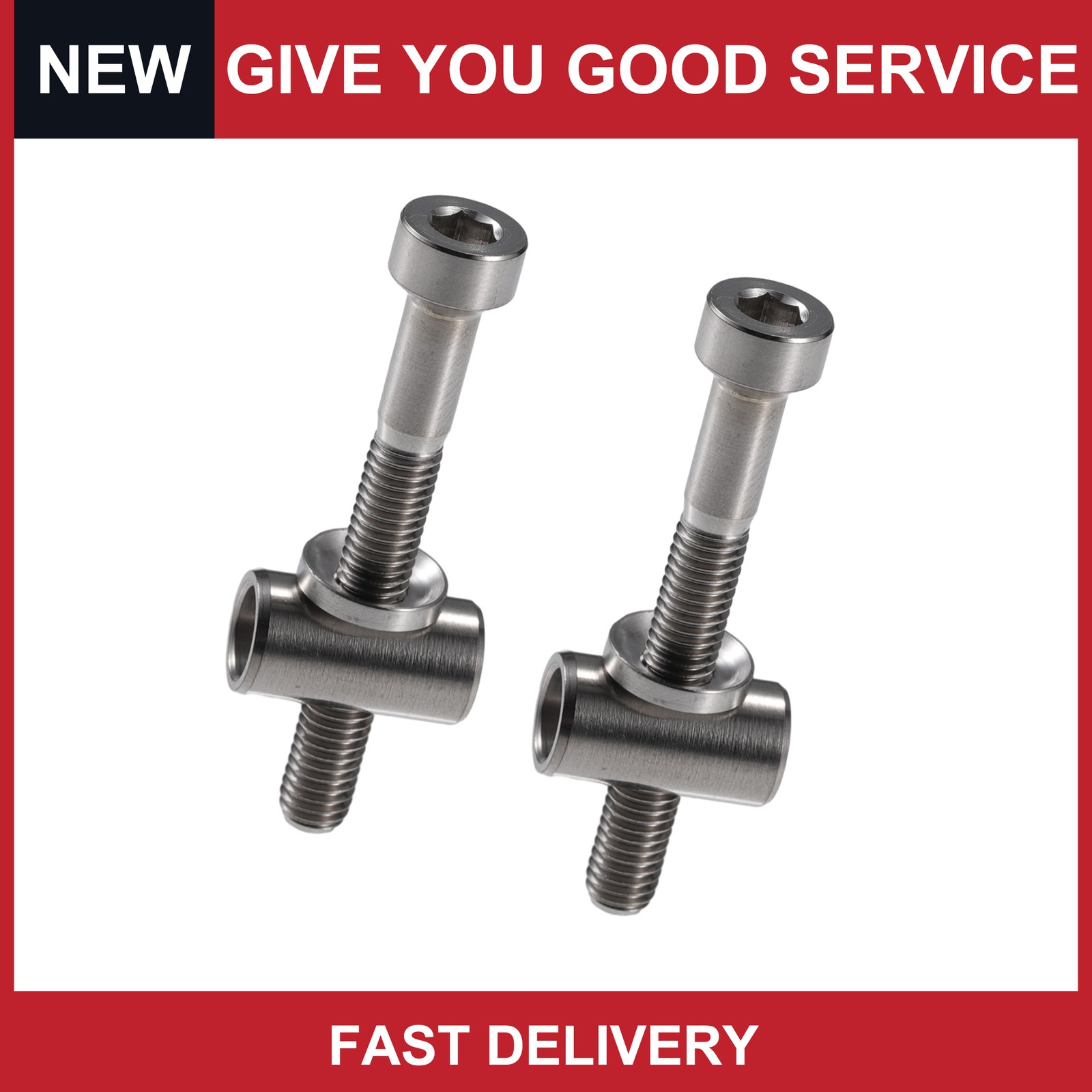 2 Set M5x40mm Bike Bicycle Seatpost Clamp Tube Bolt Nut Washer